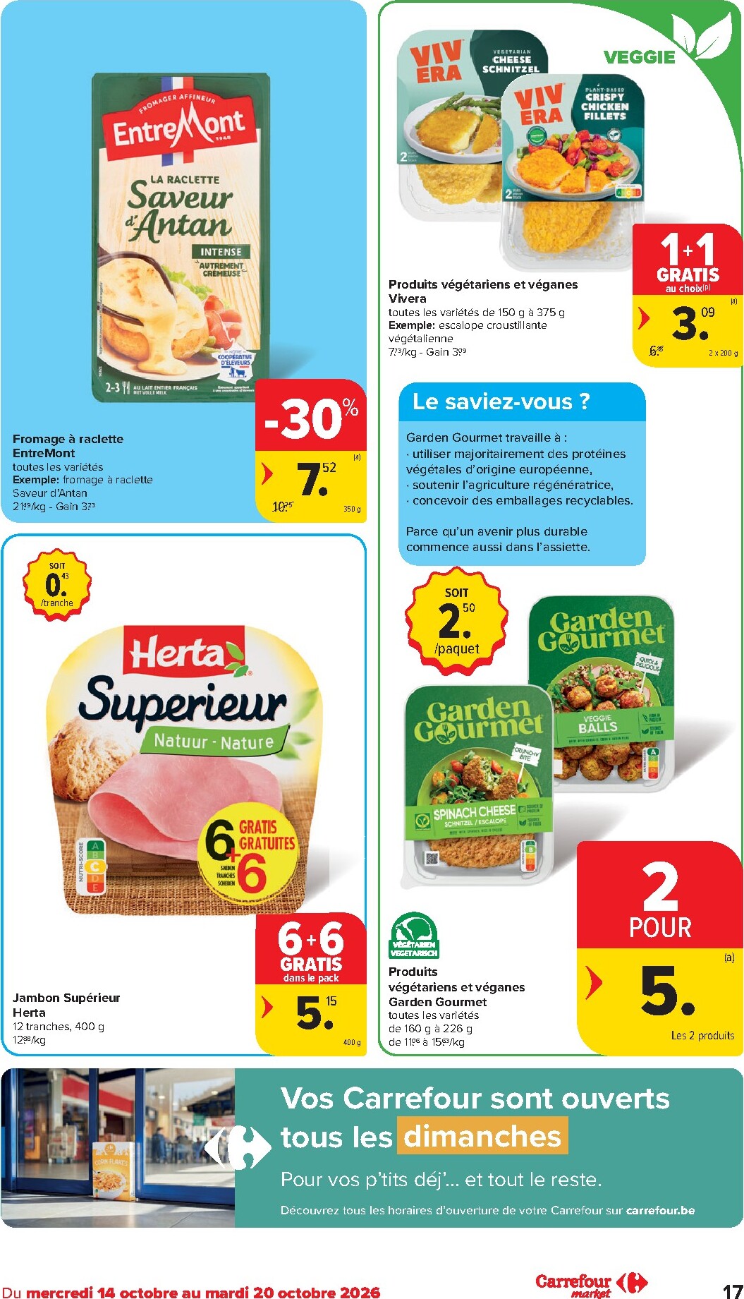 carrefour - Carrefour - Market Promotions de la semaine folder voor volgende week van woensdag 14/10/2026 tot dinsdag 20/10/2026 - page: 17