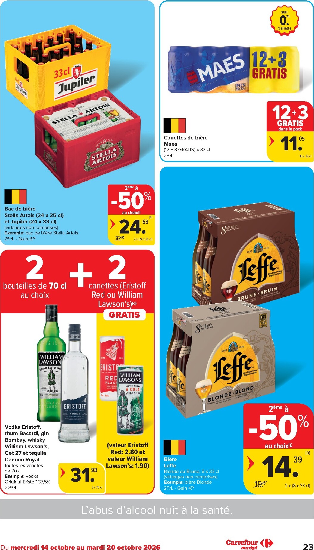 carrefour - Carrefour - Market Promotions de la semaine folder voor volgende week van woensdag 14/10/2026 tot dinsdag 20/10/2026 - page: 23