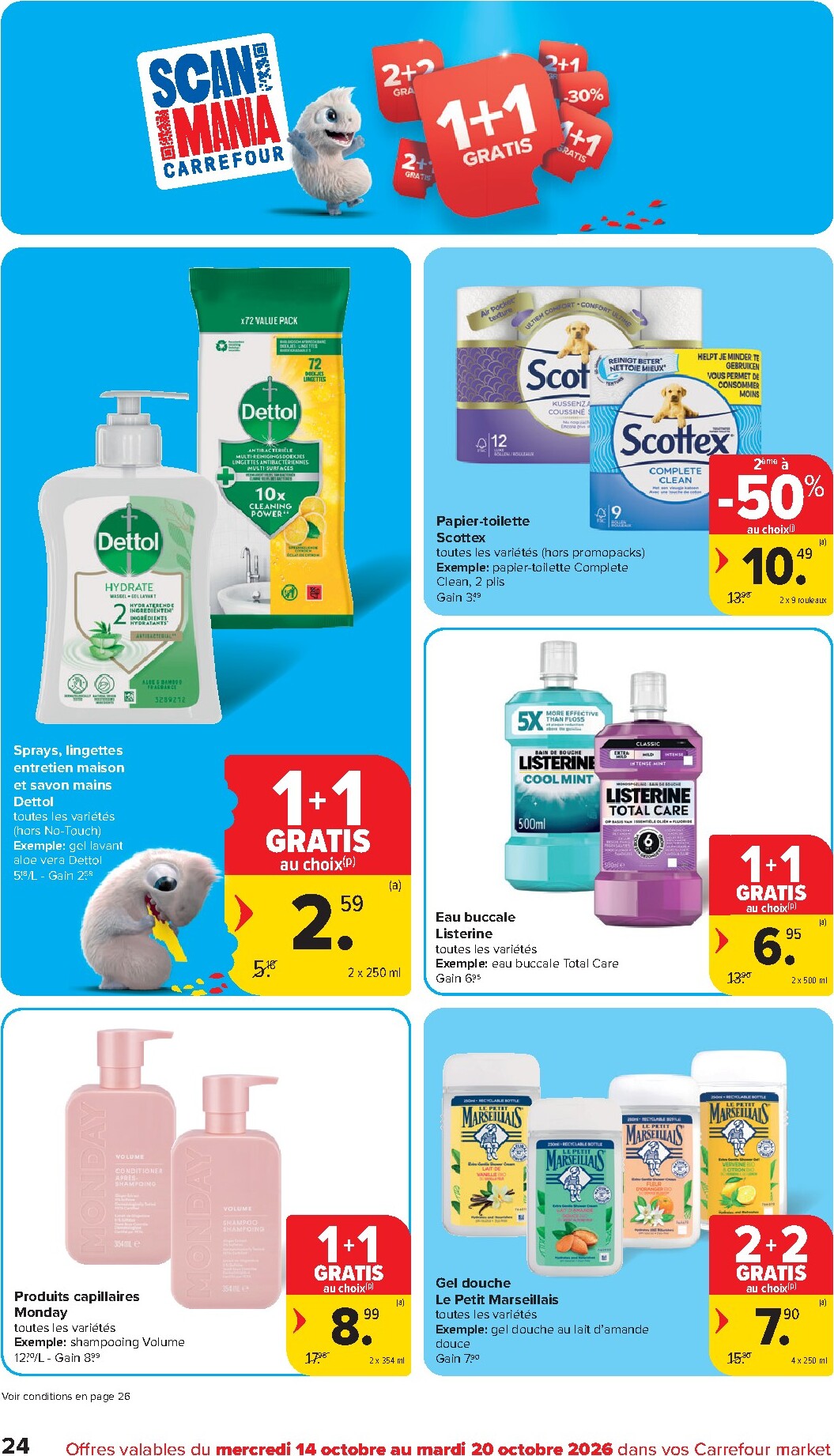 carrefour - Carrefour - Market Promotions de la semaine folder voor volgende week van woensdag 14/10/2026 tot dinsdag 20/10/2026 - page: 24