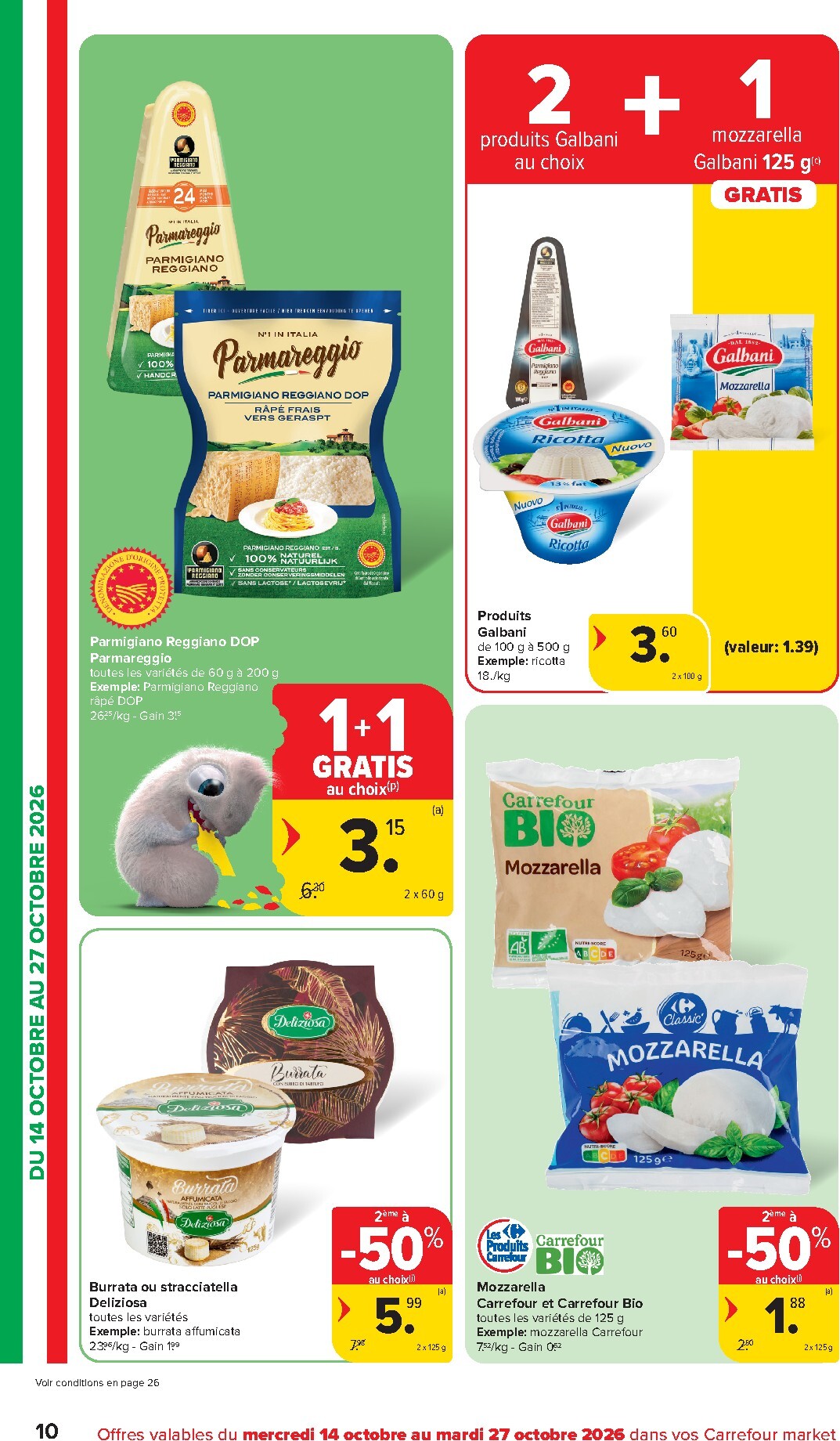 carrefour - Carrefour - Market Promotions de la semaine folder voor volgende week van woensdag 14/10/2026 tot dinsdag 20/10/2026 - page: 10