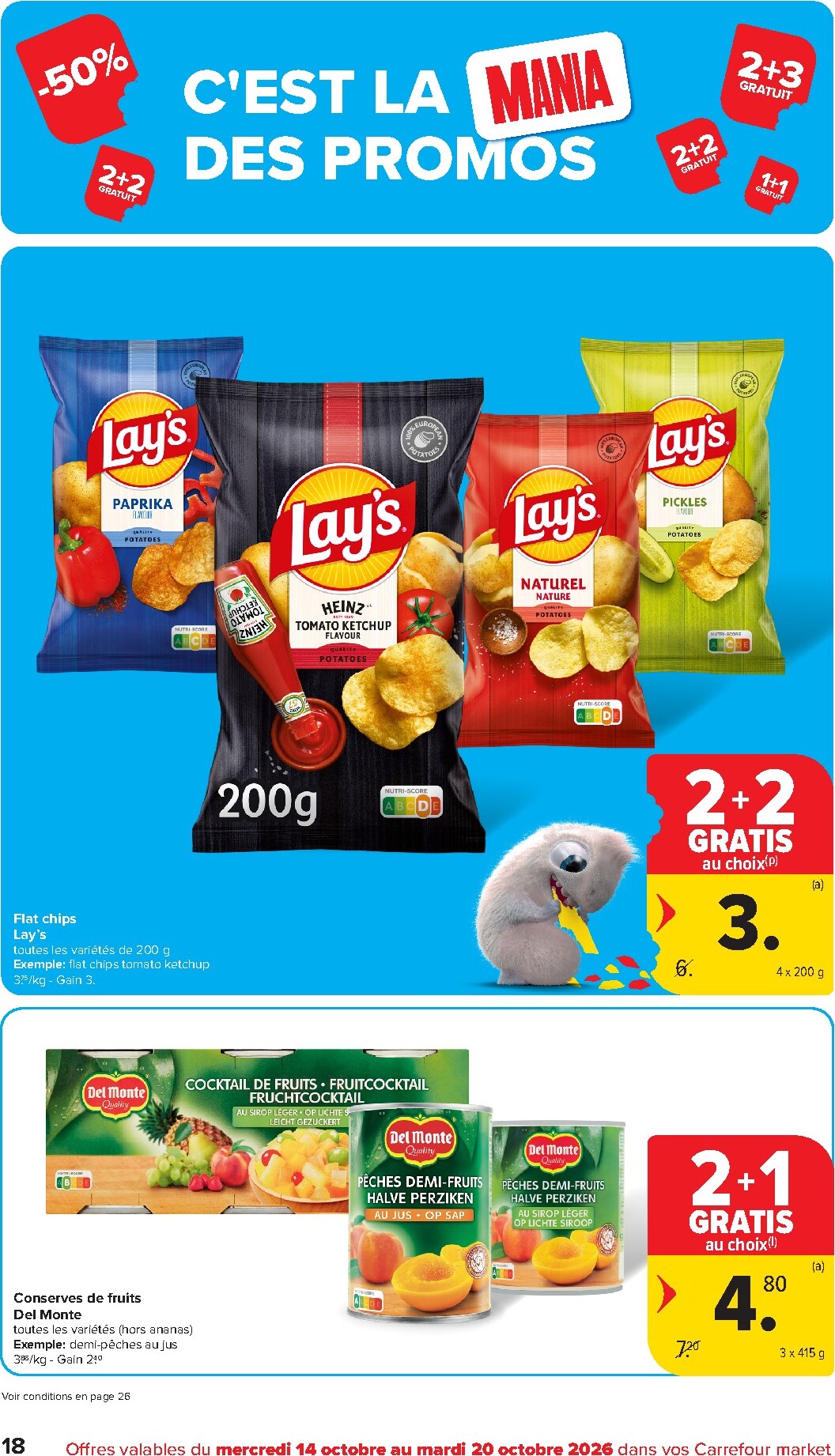 carrefour - Carrefour - Market Promotions de la semaine folder voor volgende week van woensdag 14/10/2026 tot dinsdag 20/10/2026 - page: 18