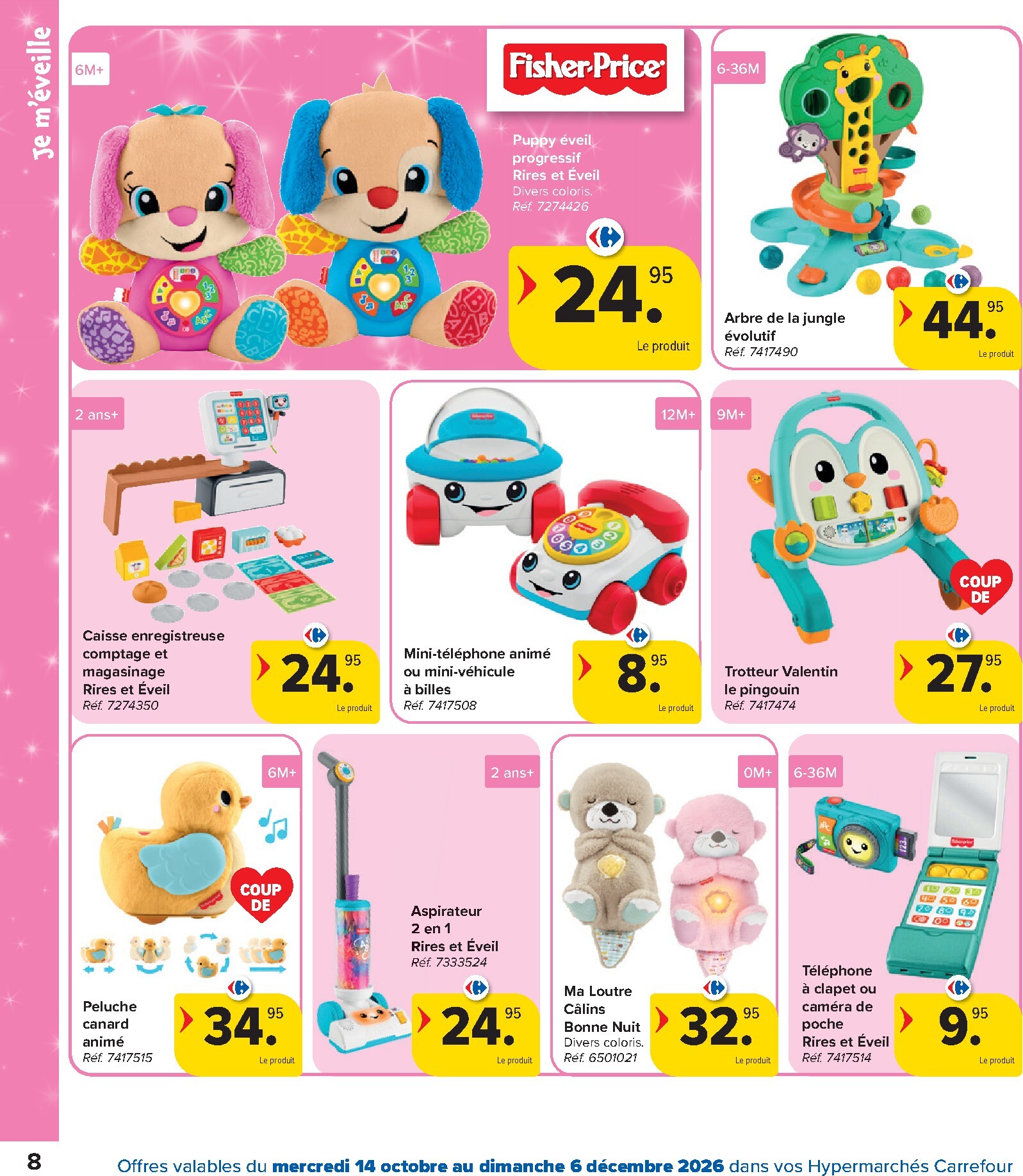 carrefour - Carrefour - Catalogue Jouets folder voor volgende week van woensdag 14/10/2026 tot zondag 06/12/2026 - page: 8