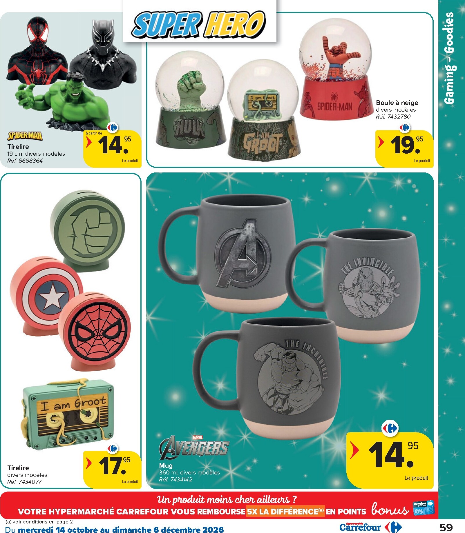 carrefour - Carrefour - Catalogue Jouets folder voor volgende week van woensdag 14/10/2026 tot zondag 06/12/2026 - page: 59