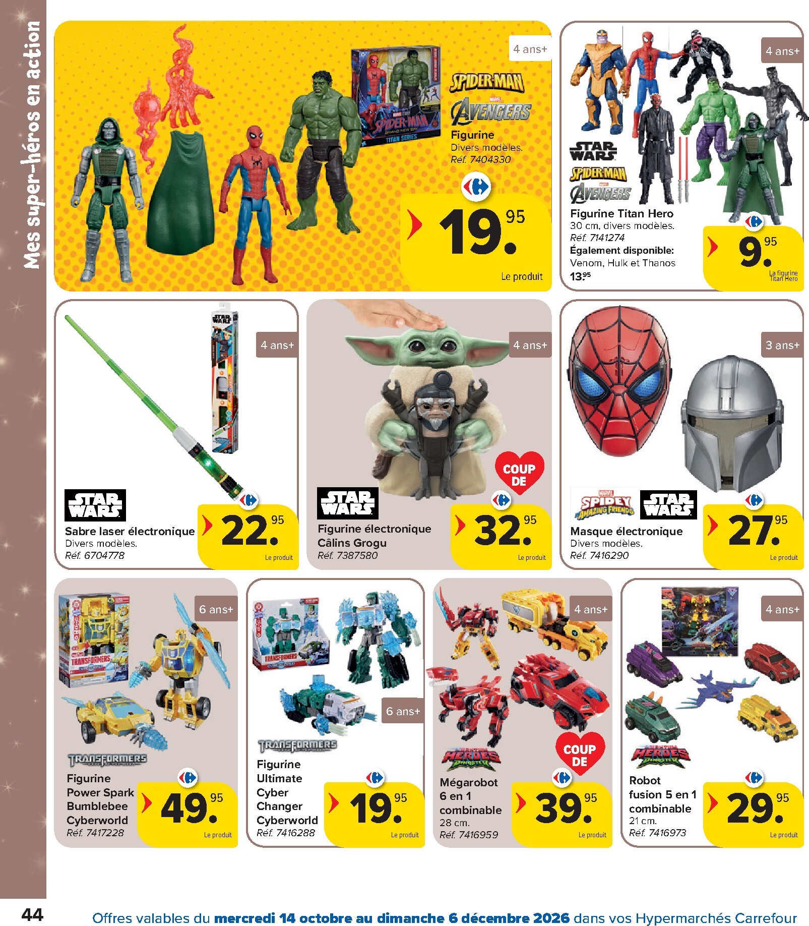 carrefour - Carrefour - Catalogue Jouets folder voor volgende week van woensdag 14/10/2026 tot zondag 06/12/2026 - page: 44