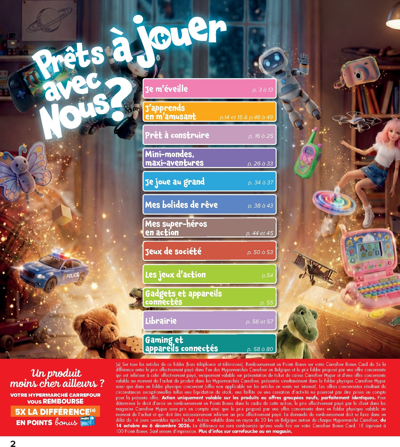 carrefour - Carrefour - Catalogue Jouets folder voor volgende week van woensdag 14/10/2026 tot zondag 06/12/2026 - page: 2