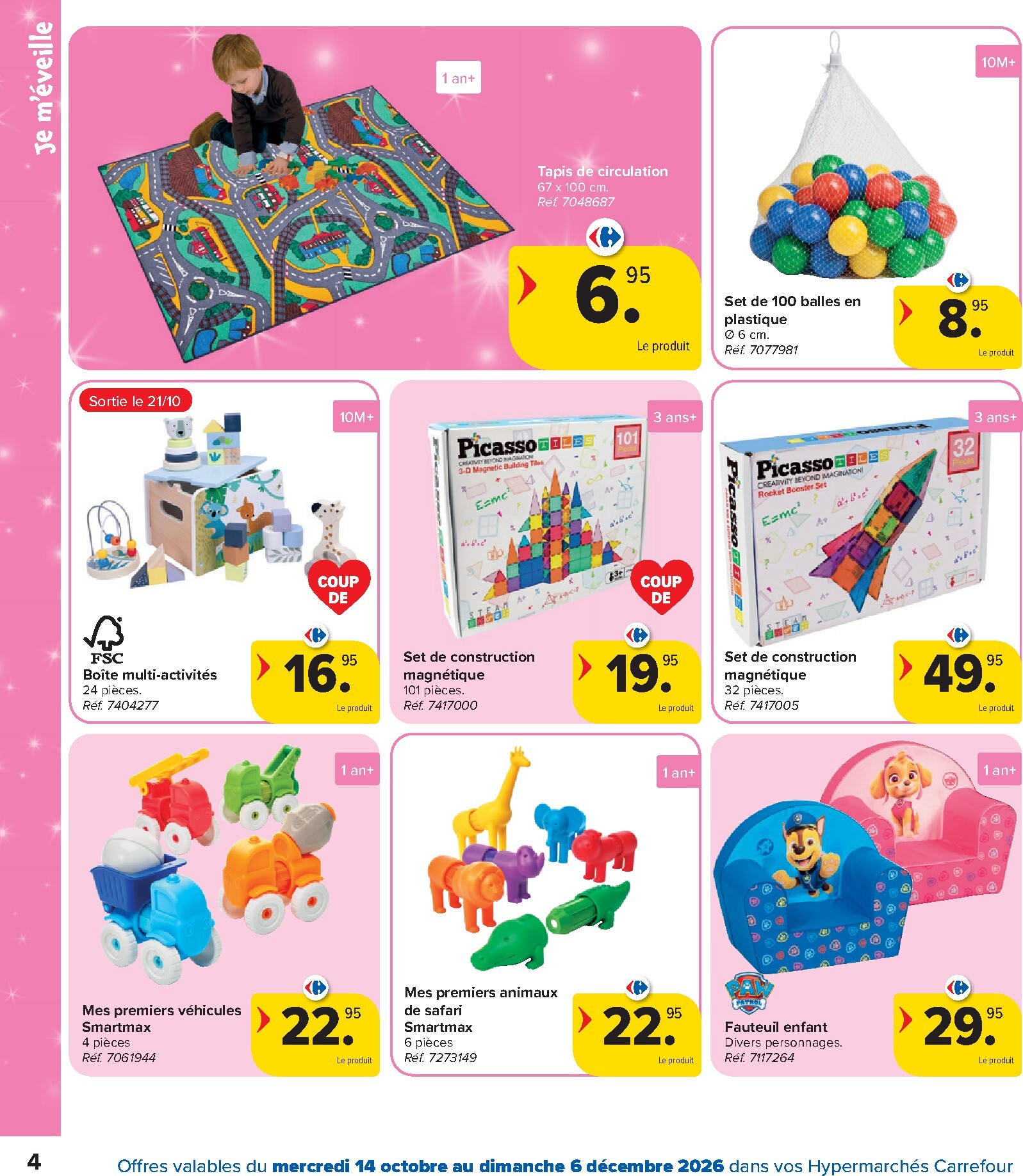 carrefour - Carrefour - Catalogue Jouets folder voor volgende week van woensdag 14/10/2026 tot zondag 06/12/2026 - page: 4