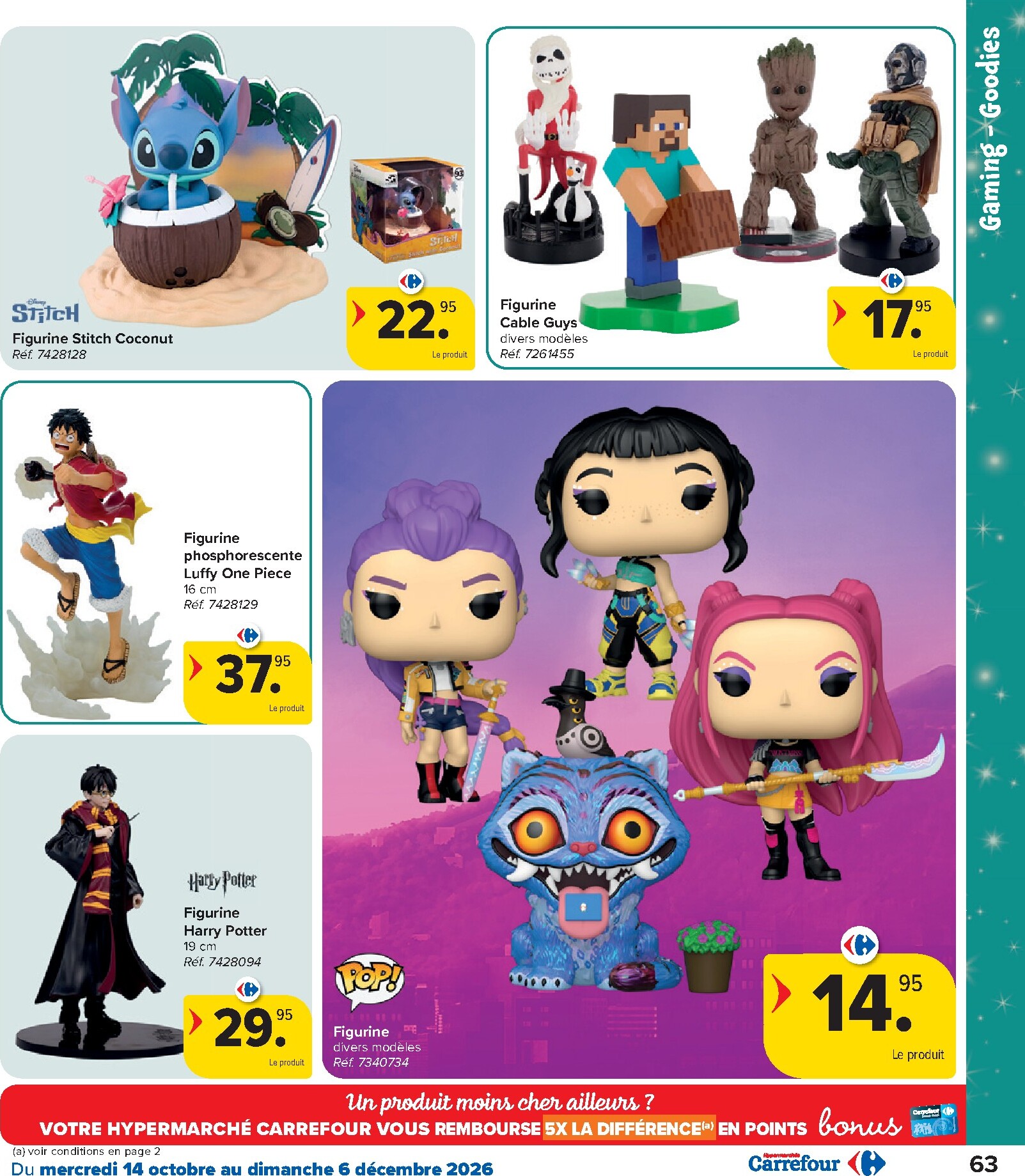 carrefour - Carrefour - Catalogue Jouets folder voor volgende week van woensdag 14/10/2026 tot zondag 06/12/2026 - page: 63