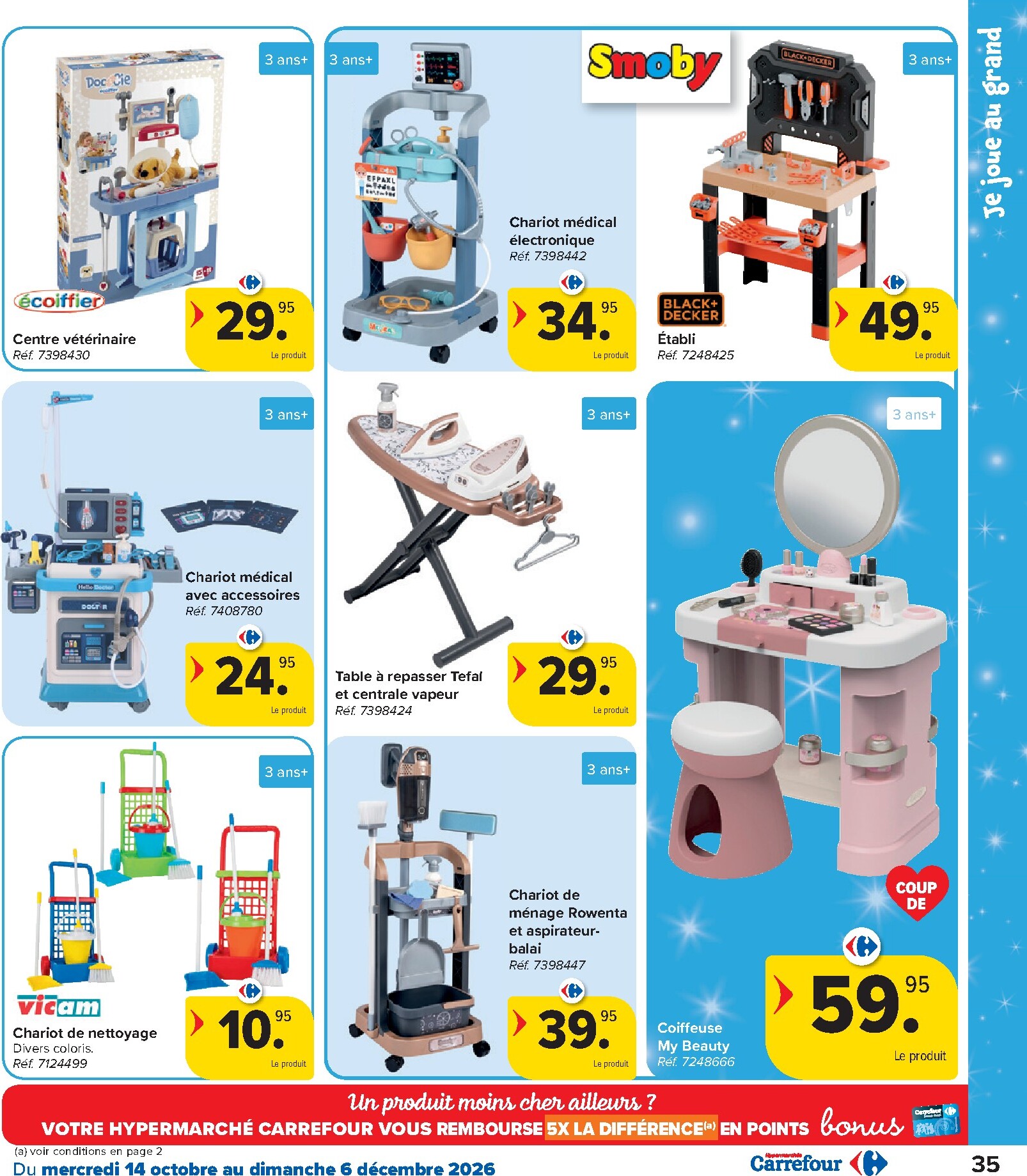 carrefour - Carrefour - Catalogue Jouets folder voor volgende week van woensdag 14/10/2026 tot zondag 06/12/2026 - page: 35