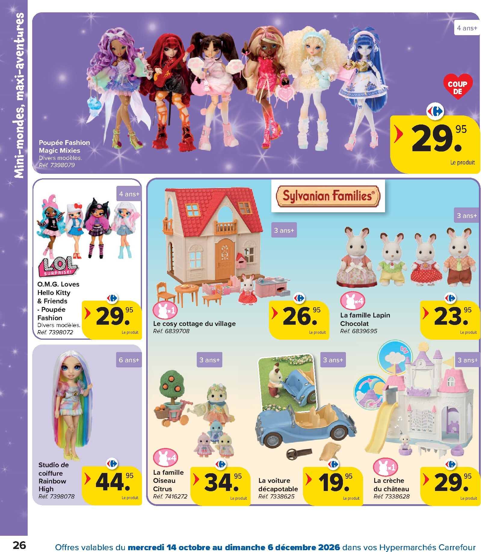 carrefour - Carrefour - Catalogue Jouets folder voor volgende week van woensdag 14/10/2026 tot zondag 06/12/2026 - page: 26