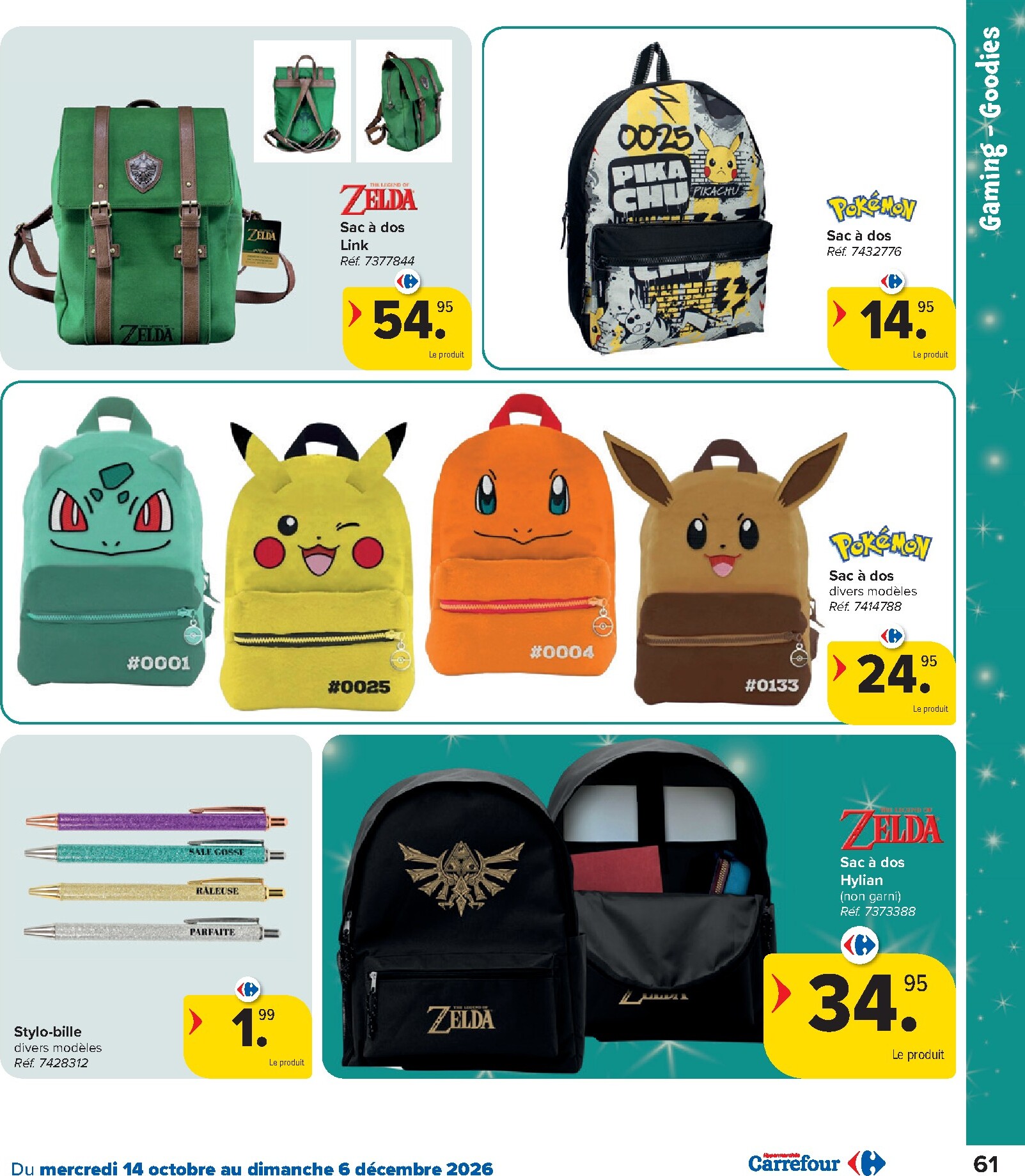 carrefour - Carrefour - Catalogue Jouets folder voor volgende week van woensdag 14/10/2026 tot zondag 06/12/2026 - page: 61