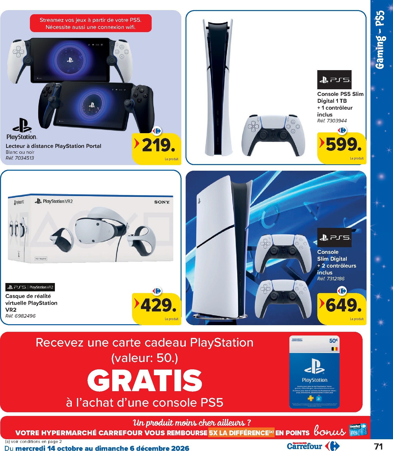 carrefour - Carrefour - Catalogue Jouets folder voor volgende week van woensdag 14/10/2026 tot zondag 06/12/2026 - page: 71
