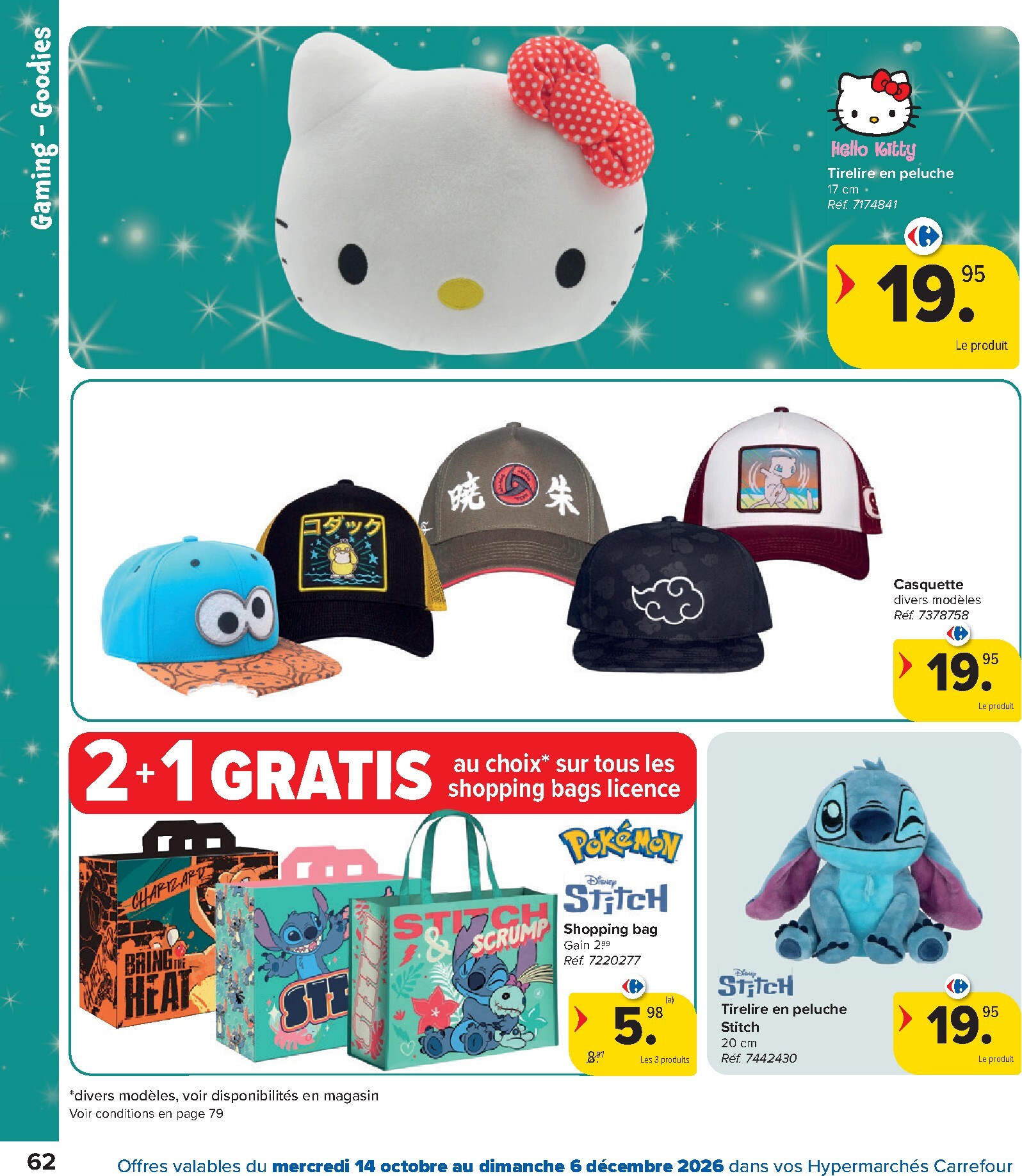 carrefour - Carrefour - Catalogue Jouets folder voor volgende week van woensdag 14/10/2026 tot zondag 06/12/2026 - page: 62