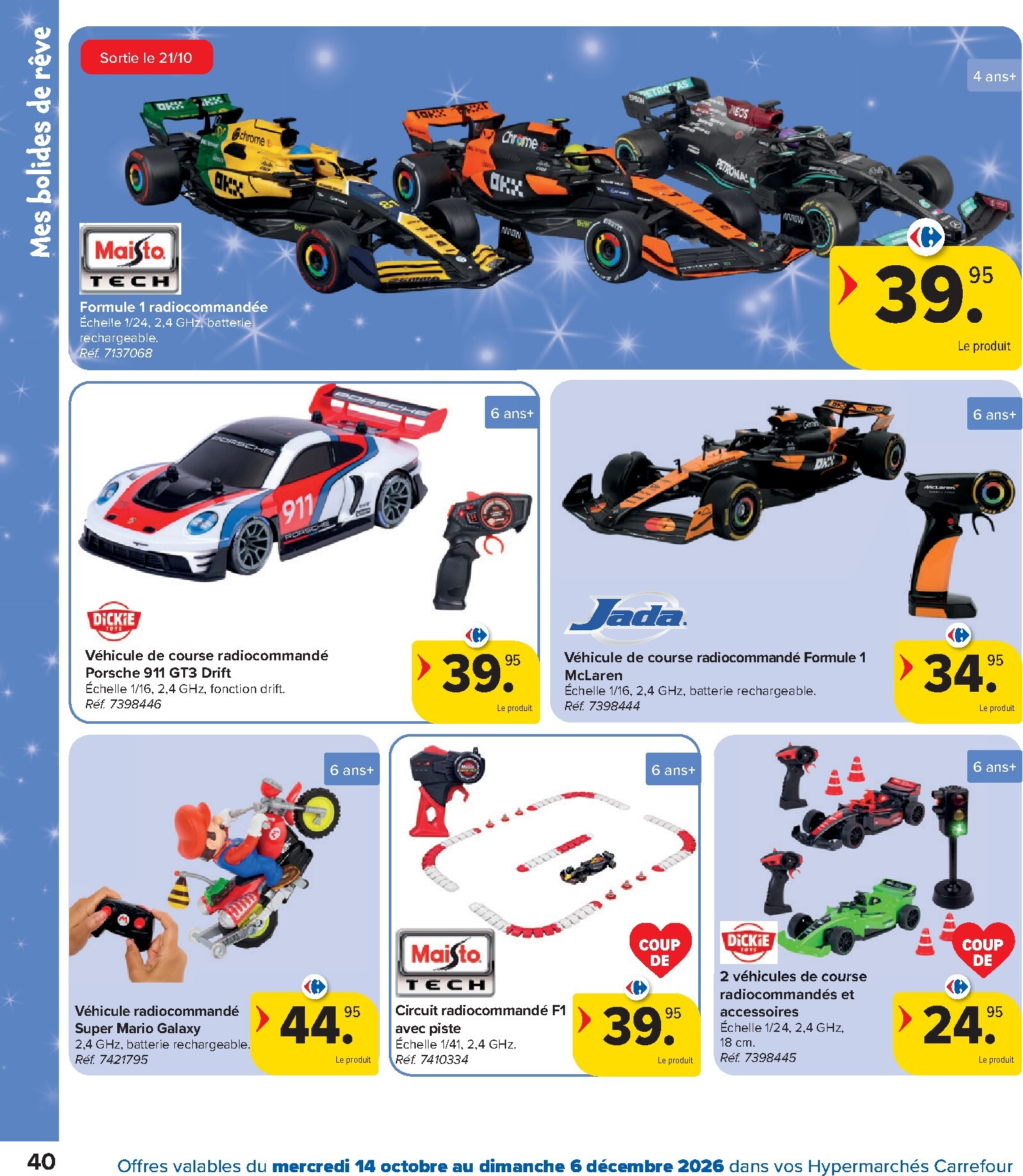 carrefour - Carrefour - Catalogue Jouets folder voor volgende week van woensdag 14/10/2026 tot zondag 06/12/2026 - page: 40