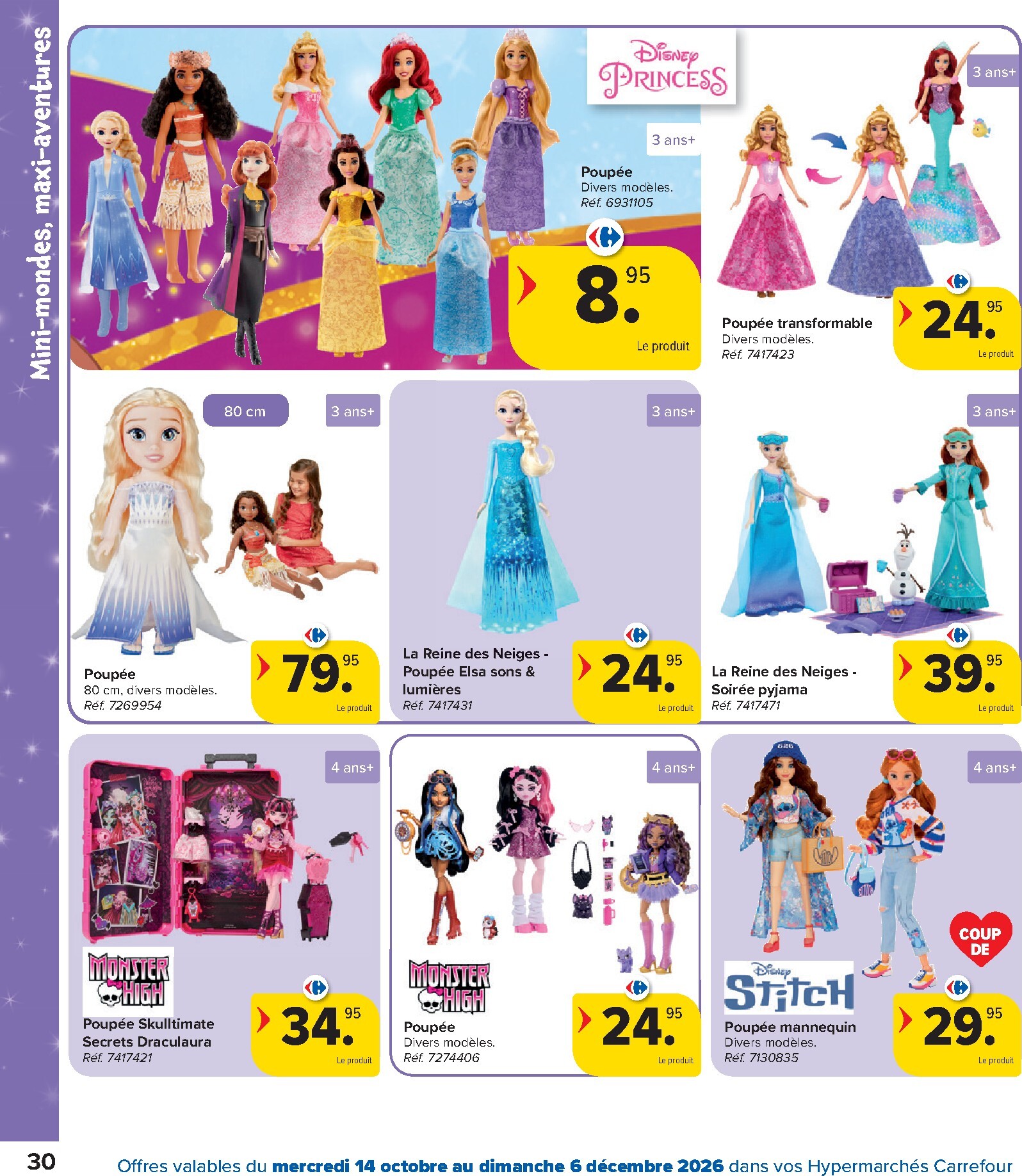 carrefour - Carrefour - Catalogue Jouets folder voor volgende week van woensdag 14/10/2026 tot zondag 06/12/2026 - page: 30