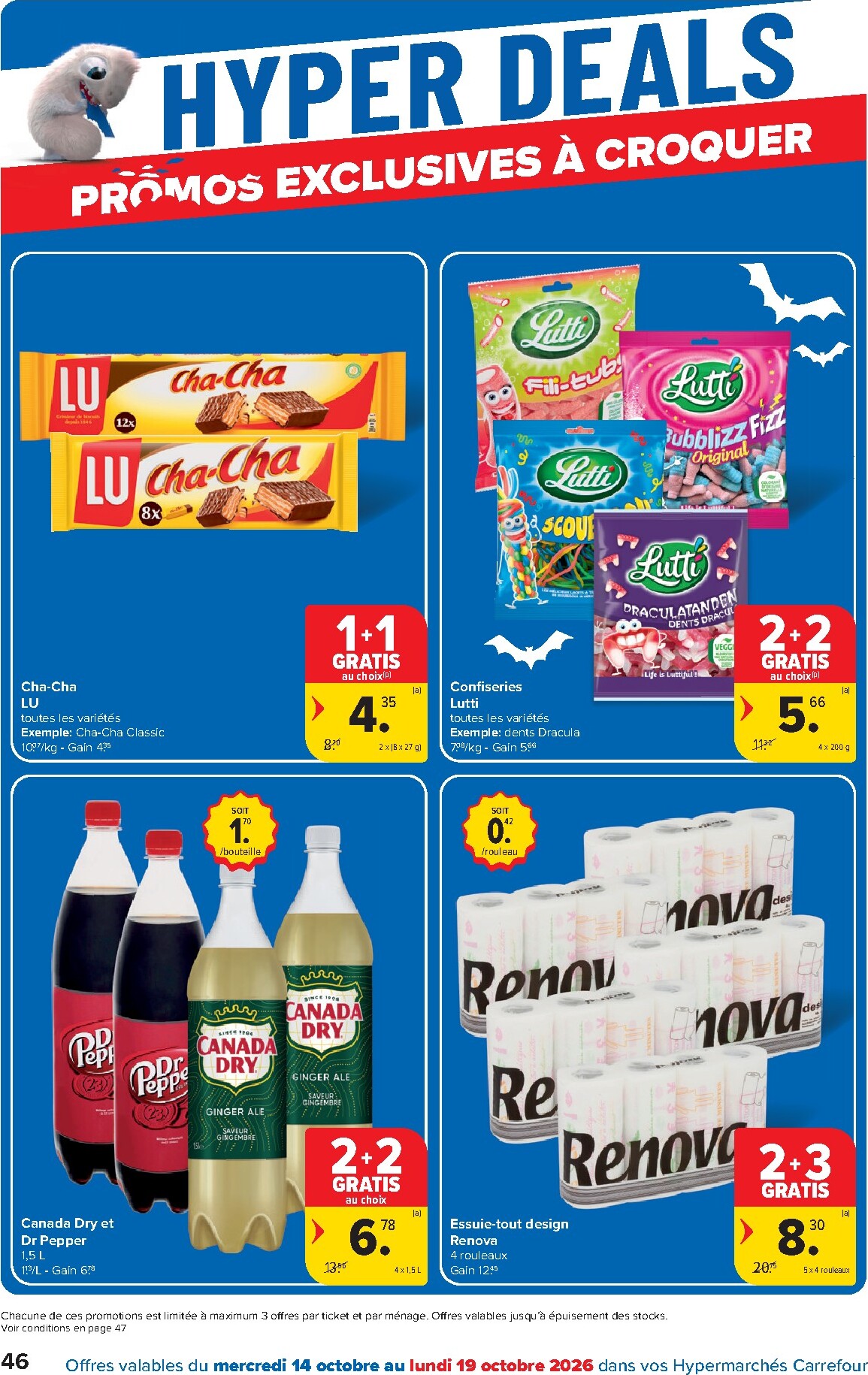 carrefour - Carrefour folder voor volgende week van woensdag 14/10/2026 tot maandag 26/10/2026 - page: 46
