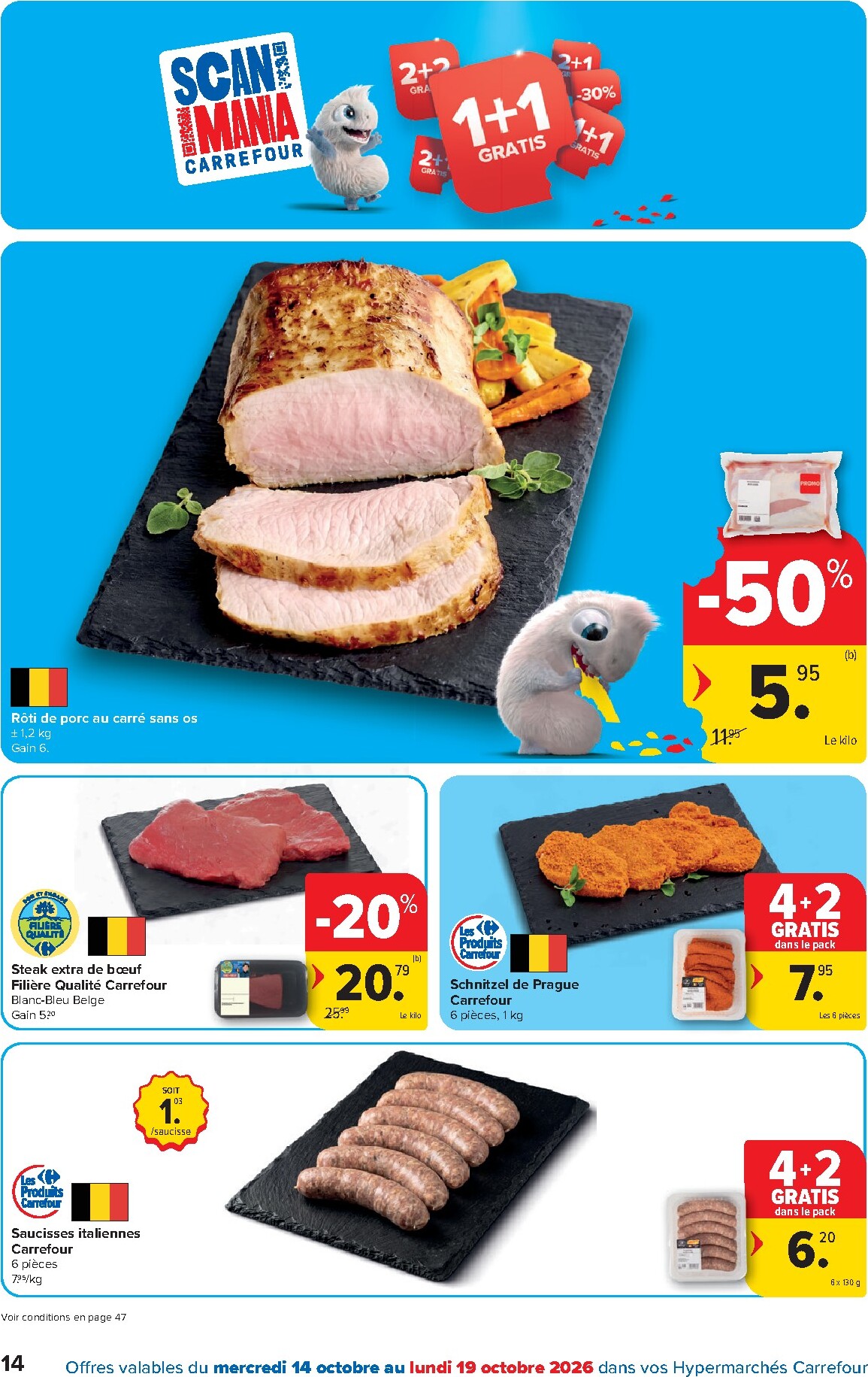 carrefour - Carrefour folder voor volgende week van woensdag 14/10/2026 tot maandag 26/10/2026 - page: 14