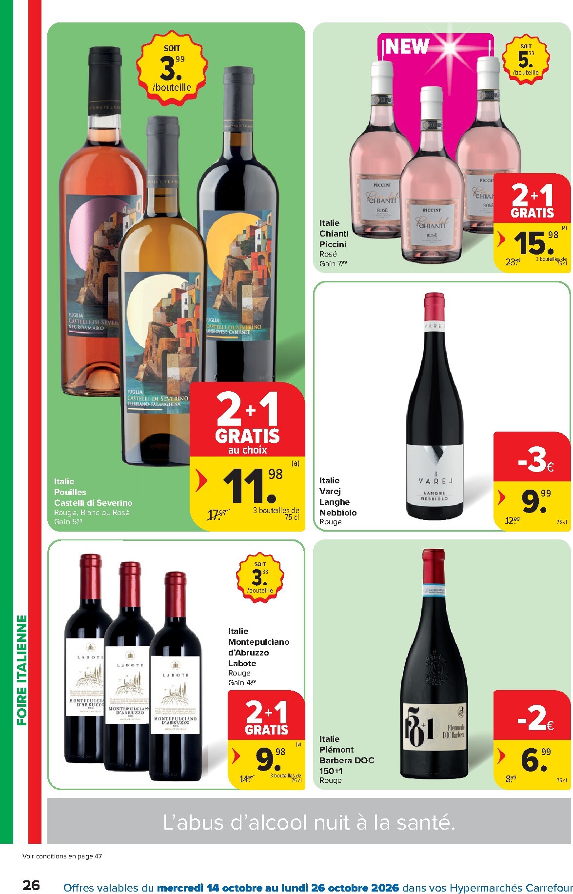 carrefour - Carrefour folder voor volgende week van woensdag 14/10/2026 tot maandag 26/10/2026 - page: 26
