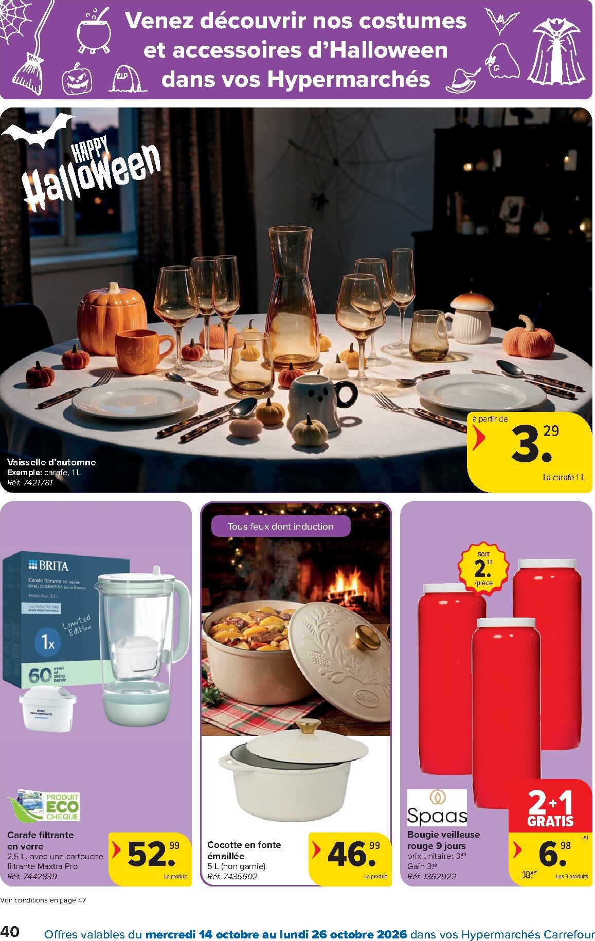 carrefour - Carrefour folder voor volgende week van woensdag 14/10/2026 tot maandag 26/10/2026 - page: 40