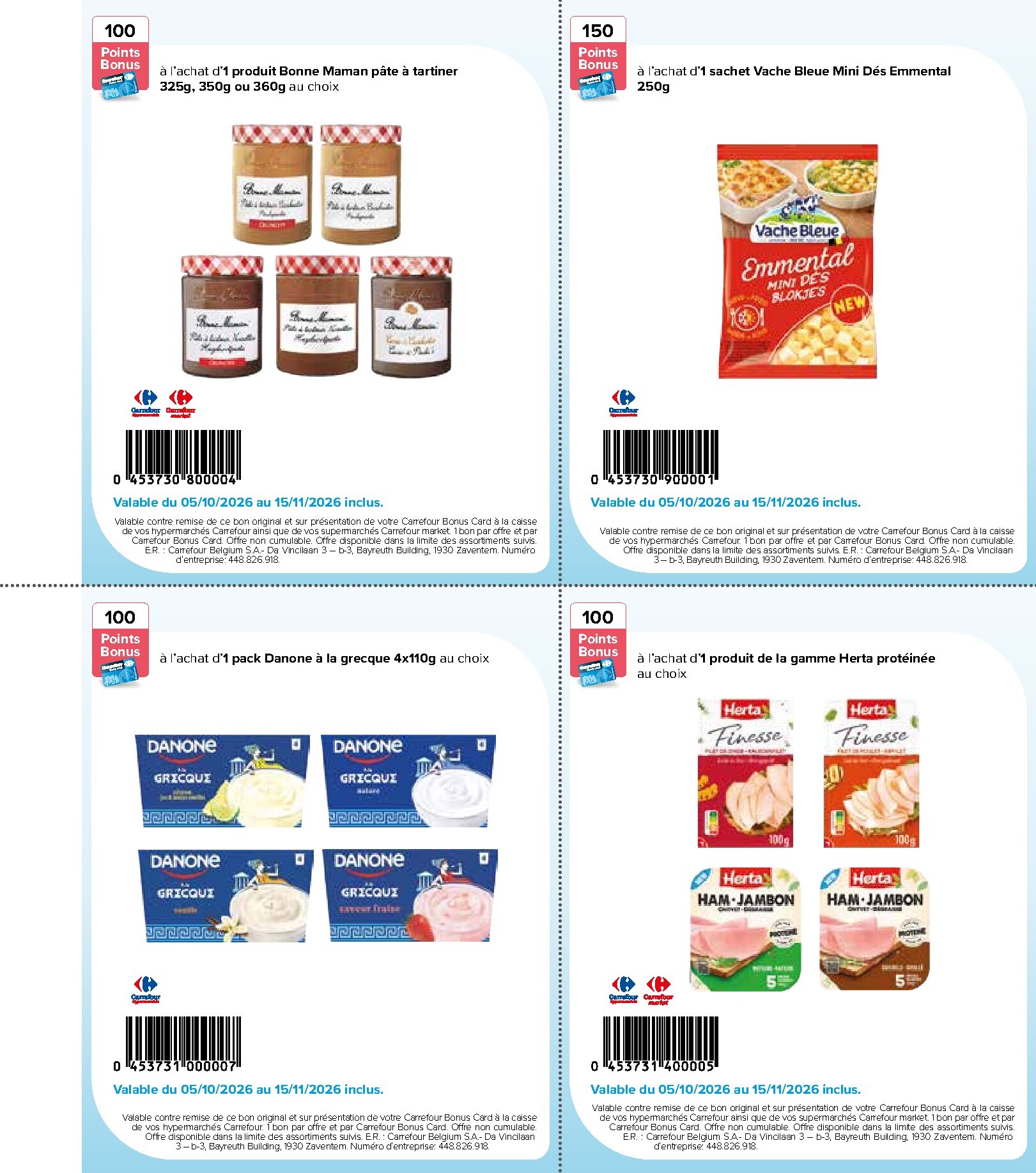 carrefour - Huidige Carrefour - Douce saison folder geldig van donderdag 08/10/2026 tot woensdag 18/11/2026 - page: 62