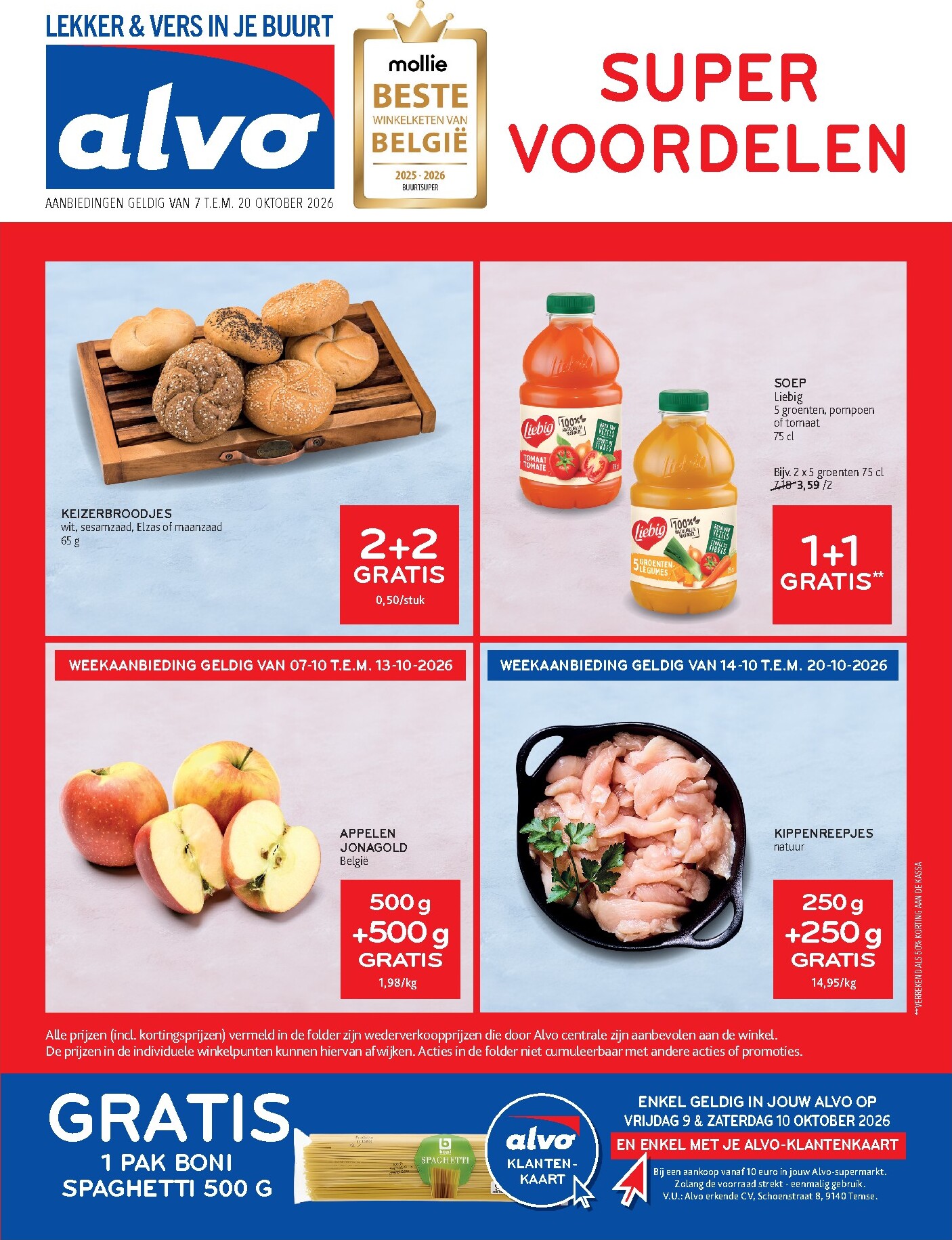 alvo - Huidige Alvo folder geldig van woensdag 07/10/2026 tot dinsdag 20/10/2026
