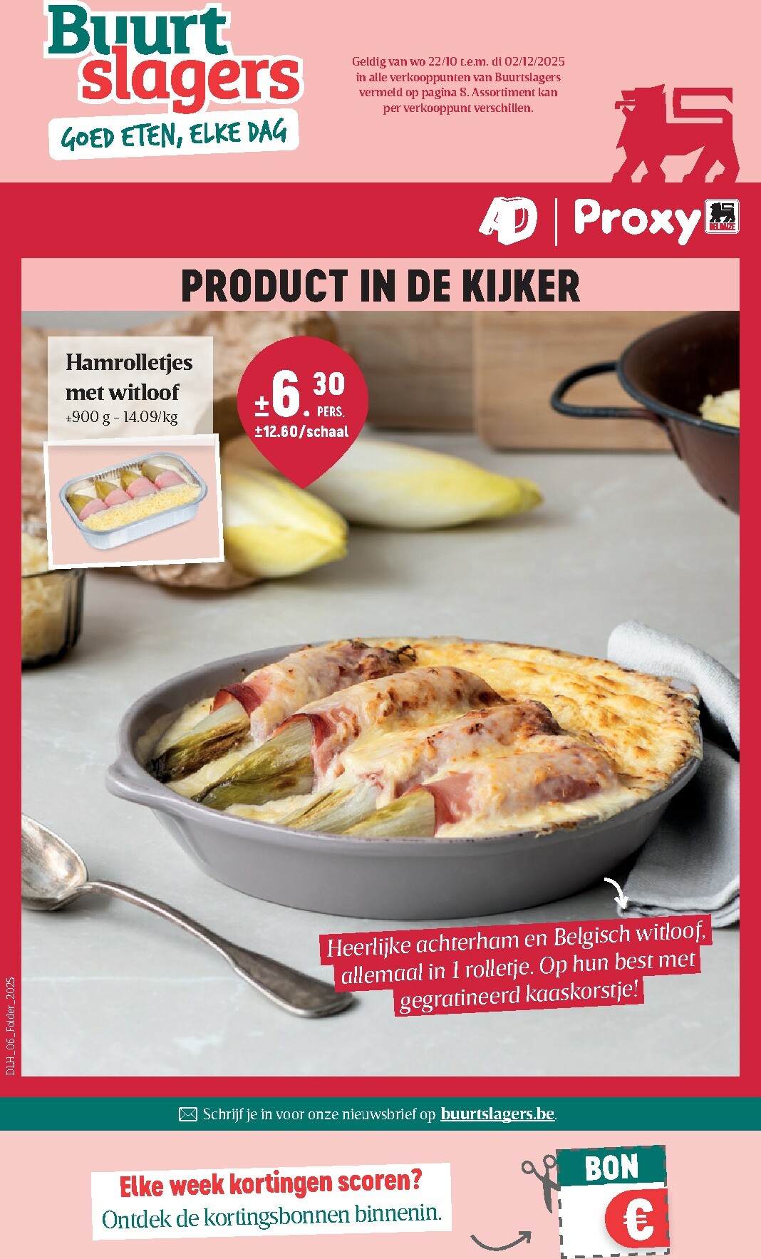 buurtslagers - De Buurtslagers folder geldig vanaf 22/10 t/m 02/12