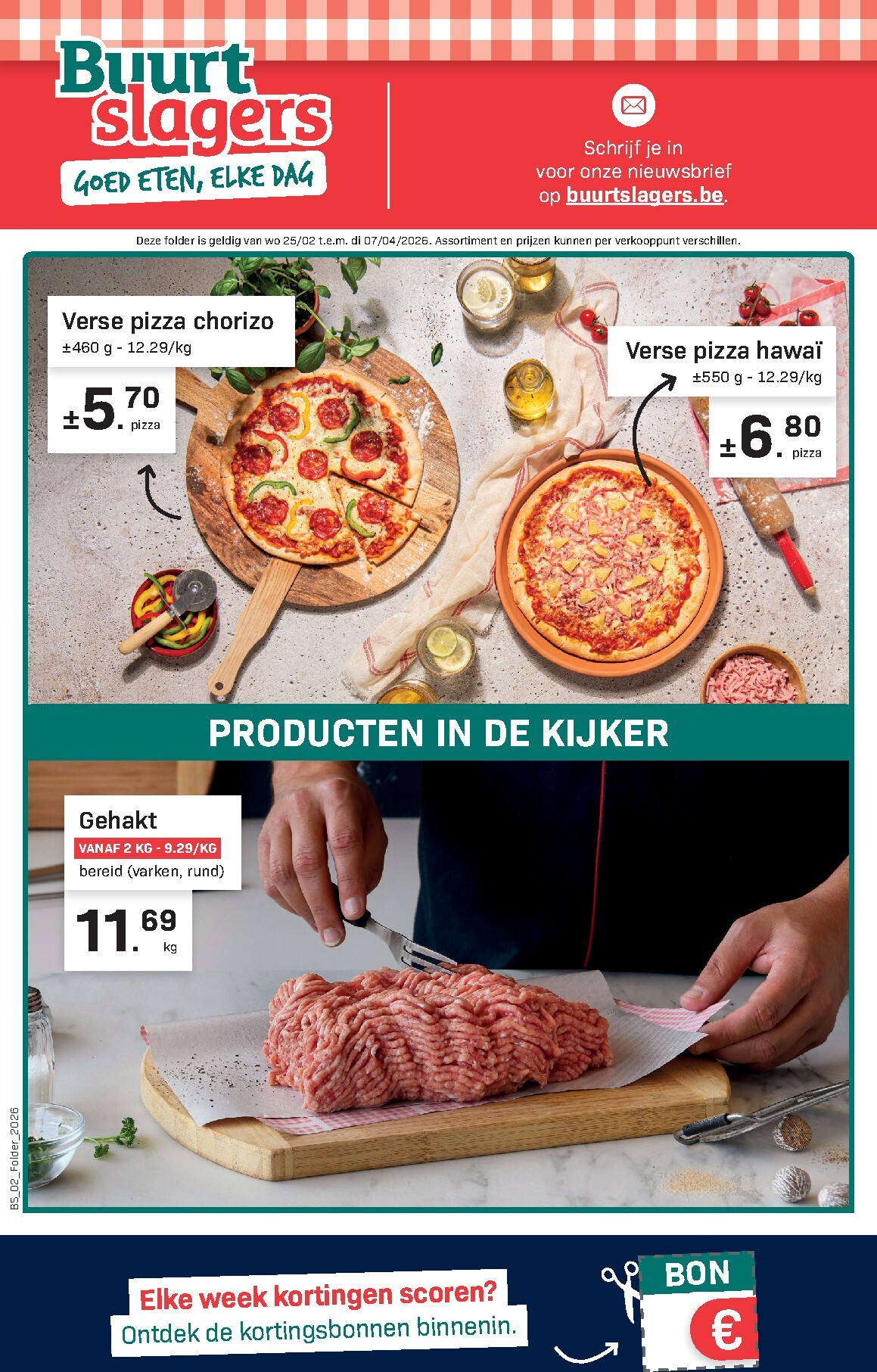 buurtslagers - De Buurtslagers folder geldig vanaf 25/02/2026 t/m 07/04/2026