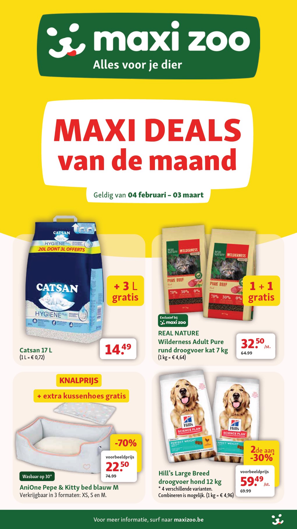 maxizoo - De Maxizoo folder geldig vanaf 04/02/2026 t/m 03/03/2026
