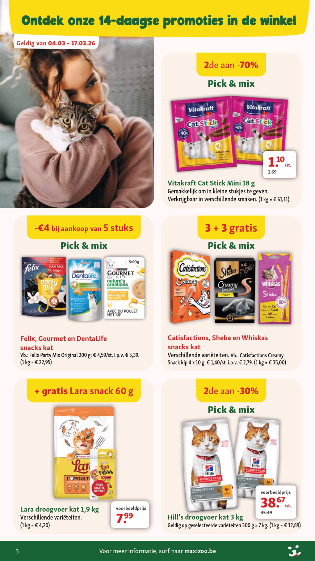 maxizoo - De Maxizoo folder geldig vanaf 04/03/2026 t/m 31/03/2026 - page: 3