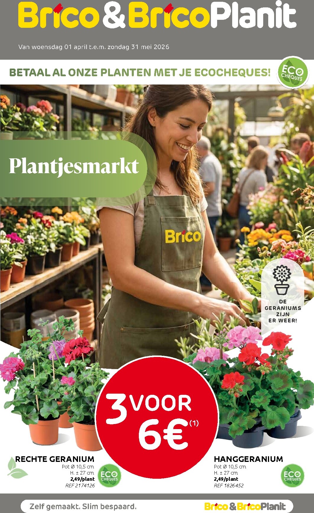 brico - Huidige Brico - Plantjesmarkt folder geldig van woensdag 01/04/2026 tot zondag 31/05/2026