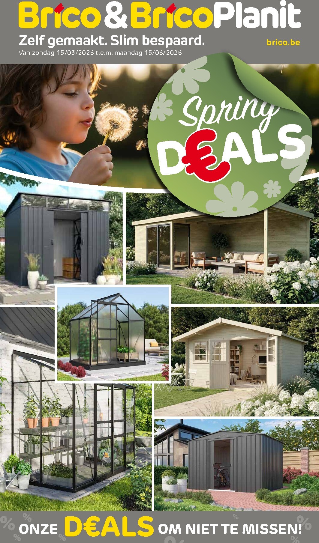 brico - Huidige Brico - Spring Deals folder geldig van zondag 15/03/2026 tot maandag 15/06/2026