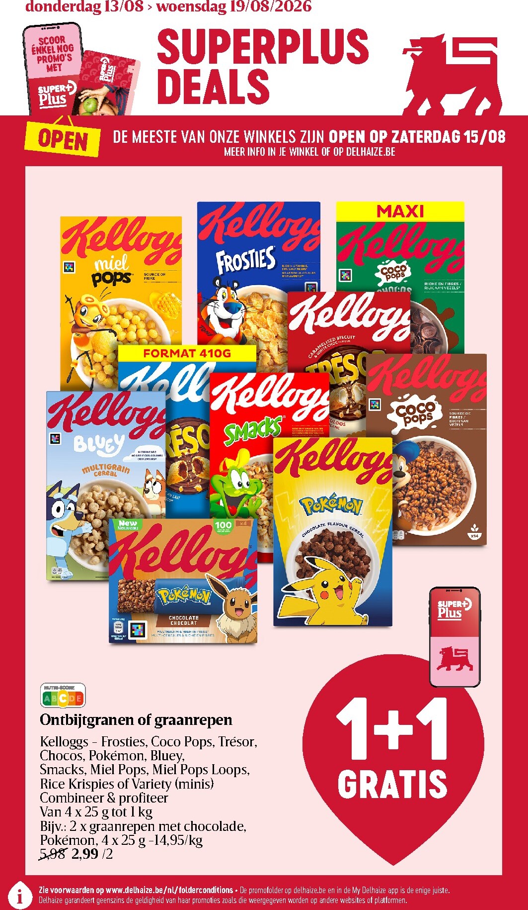 delhaize - Toekomstige Delhaize folder geldig van donderdag 13/08/2026 tot woensdag 19/08/2026