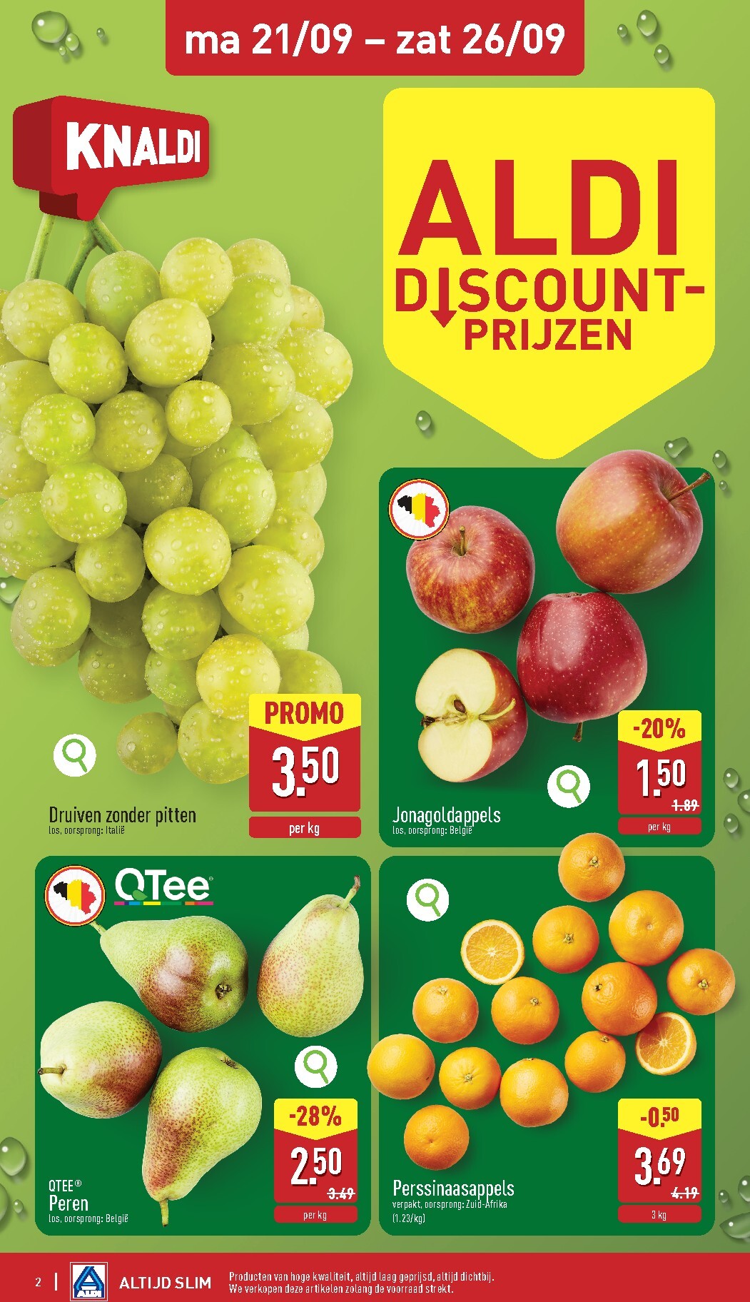 aldi - Huidige ALDI folder geldig van maandag 21/09/2026 tot zaterdag 26/09/2026 - page: 2