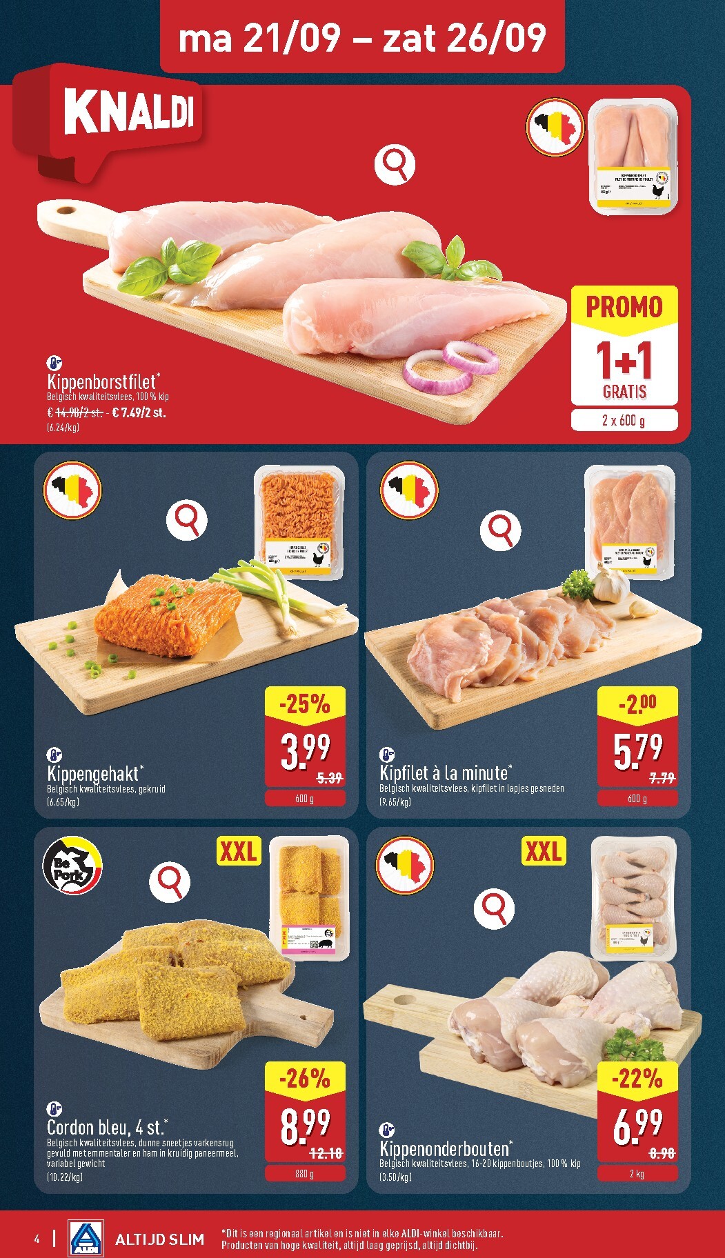 aldi - Huidige ALDI folder geldig van maandag 21/09/2026 tot zaterdag 26/09/2026 - page: 4
