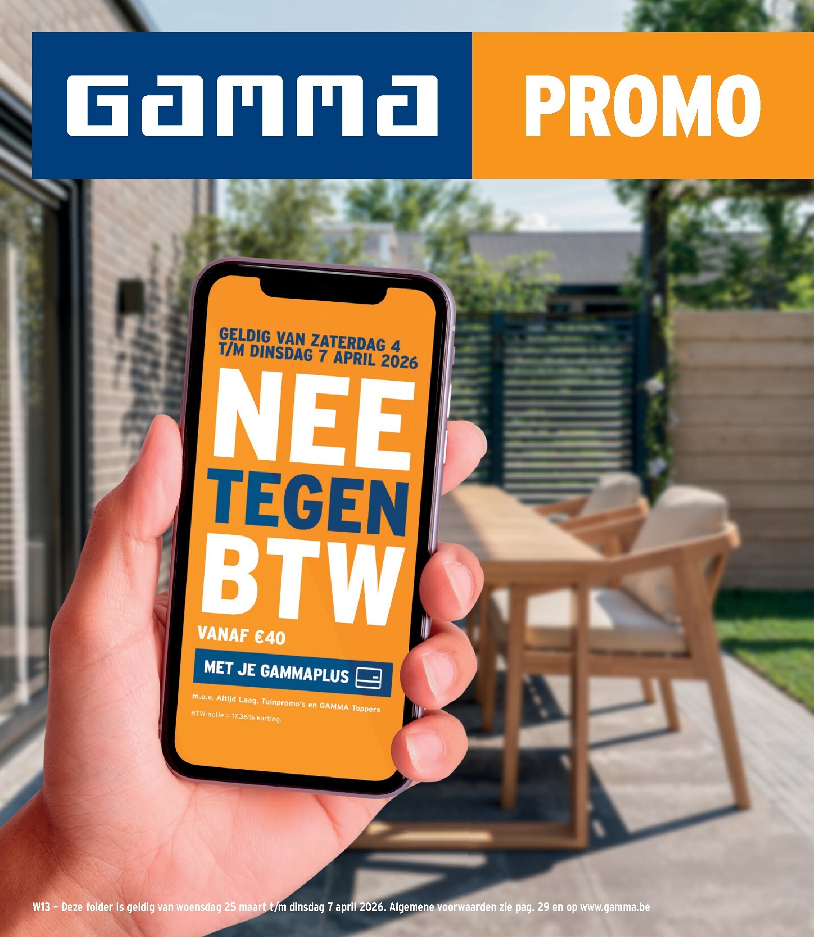 gamma - De Gamma - Ontdek de folder van deze week folder geldig vanaf 25/03/2026 t/m 07/04/2026