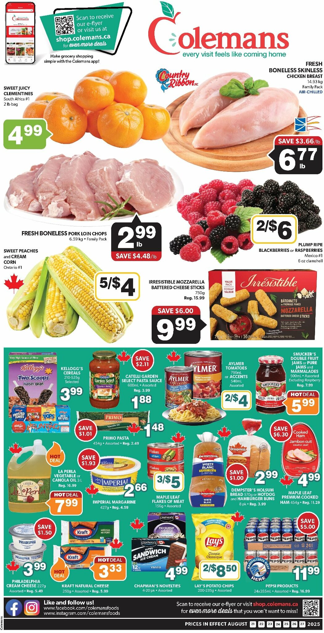 colemans - Colemans flyer valid from 08-21 - 08-27 - page: 1