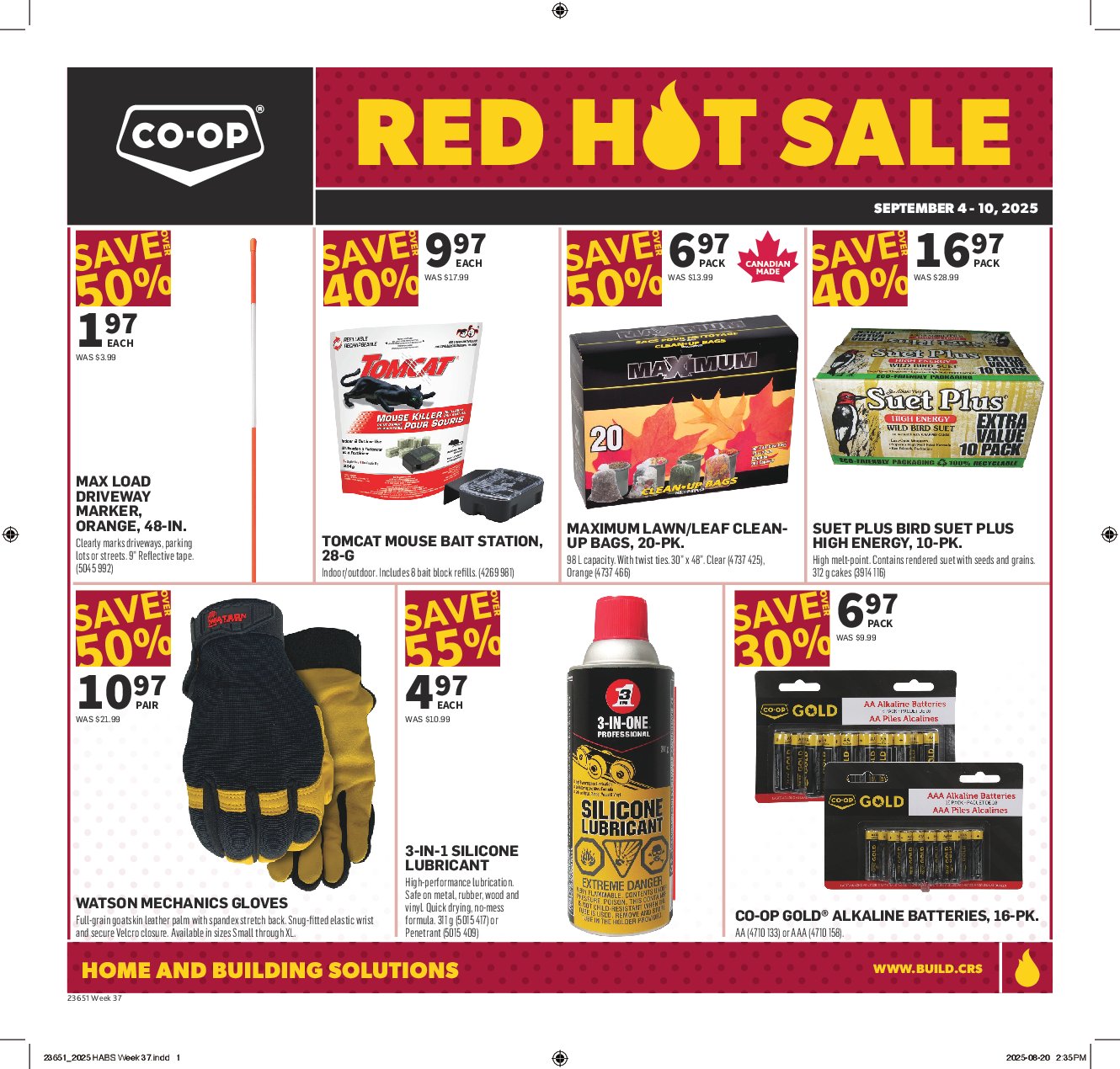 coop - Coop - Red Hot Sale flyer valid from 09-04 - 09-10