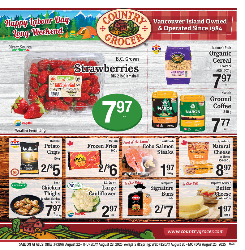 country-grocer - Country Grocer flyer valid from 08-22 - 08-28