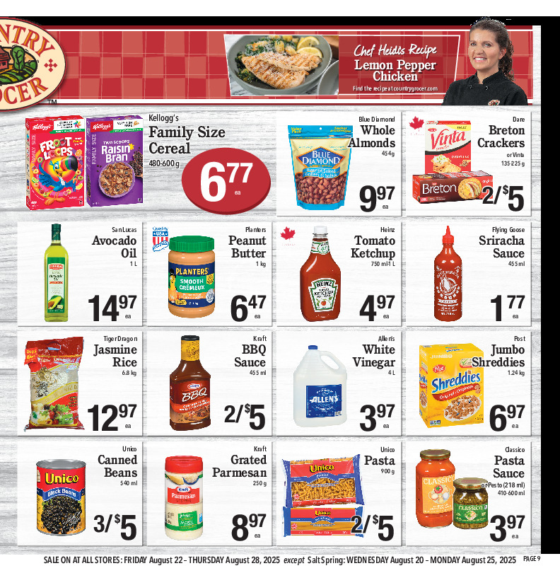 country-grocer - Country Grocer flyer valid from 08-22 - 08-28 - page: 9