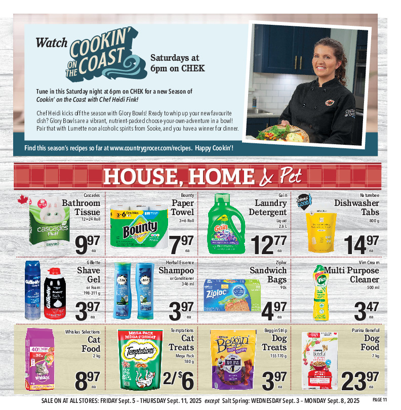 country-grocer - Country Grocer flyer valid from 09-05 - 09-11 - page: 11