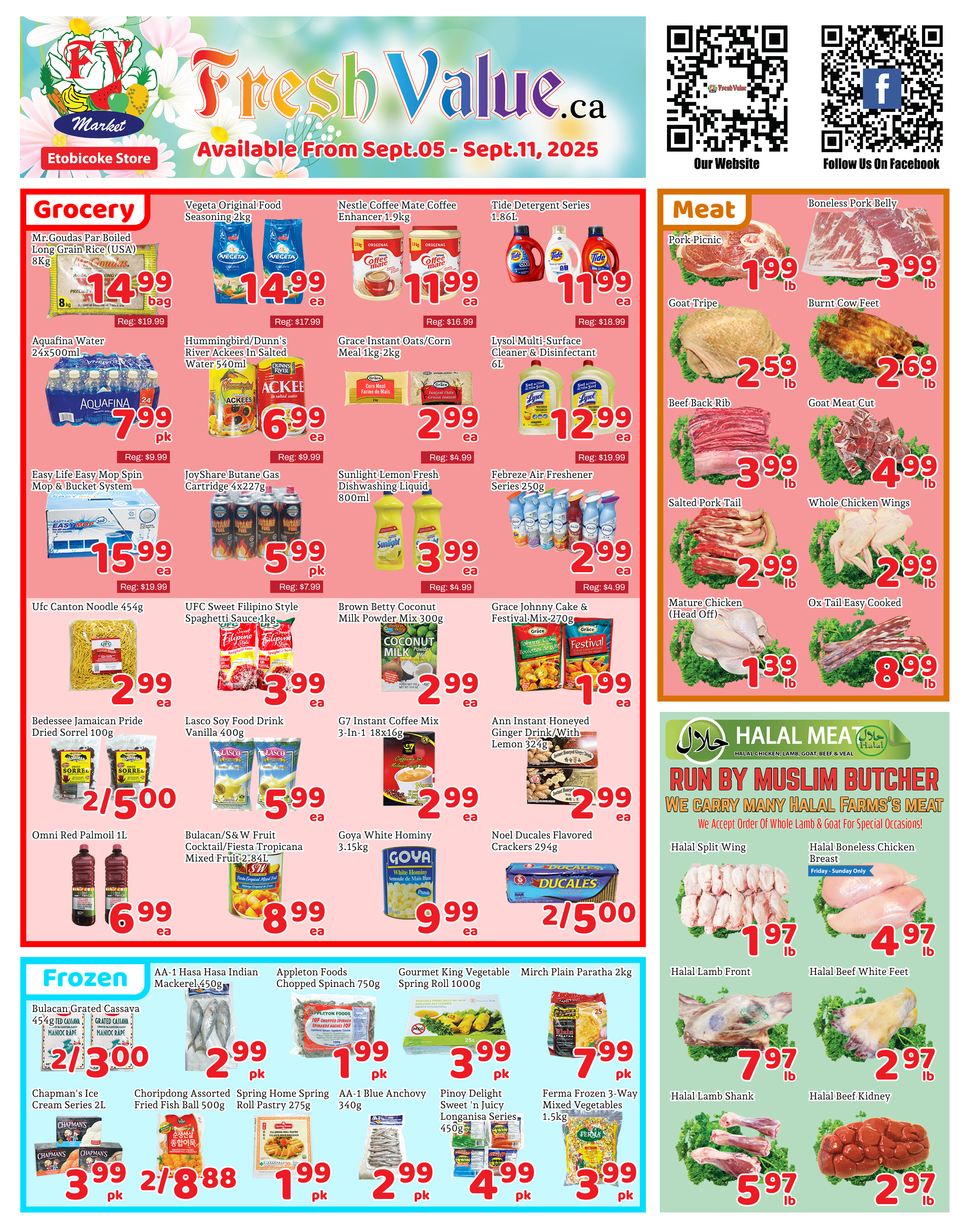 fresh-value-market - Fresh Value Market - Etobicoke flyer valid from 09-05 - 09-11 - page: 1