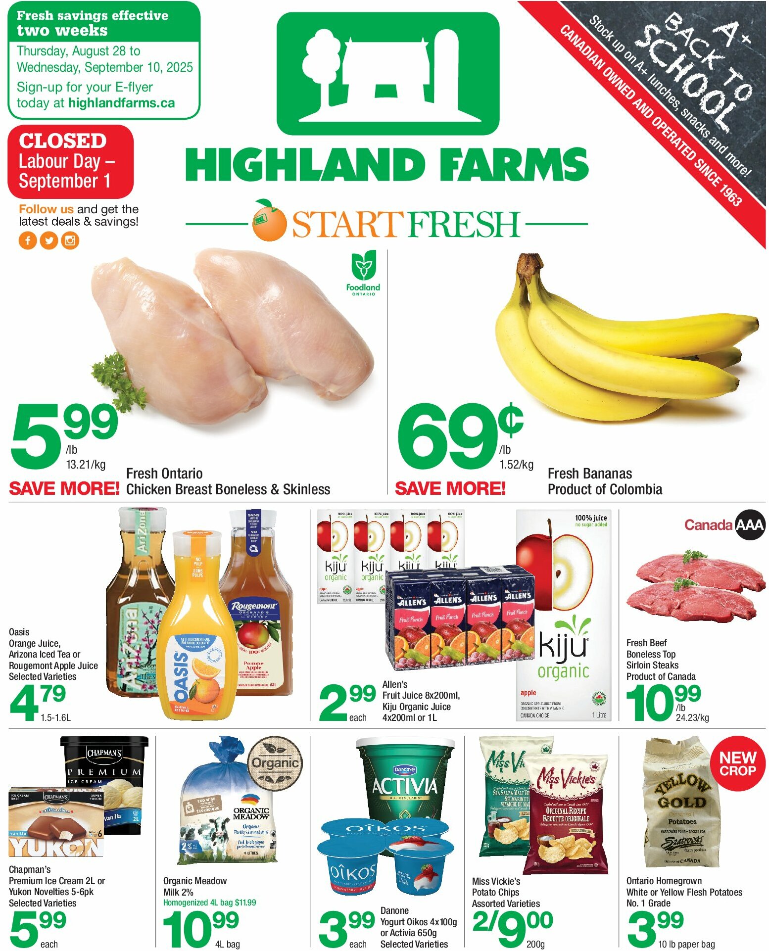 highland-farms - Highland Farms flyer valid from 08-28 - 09-10 - page: 1