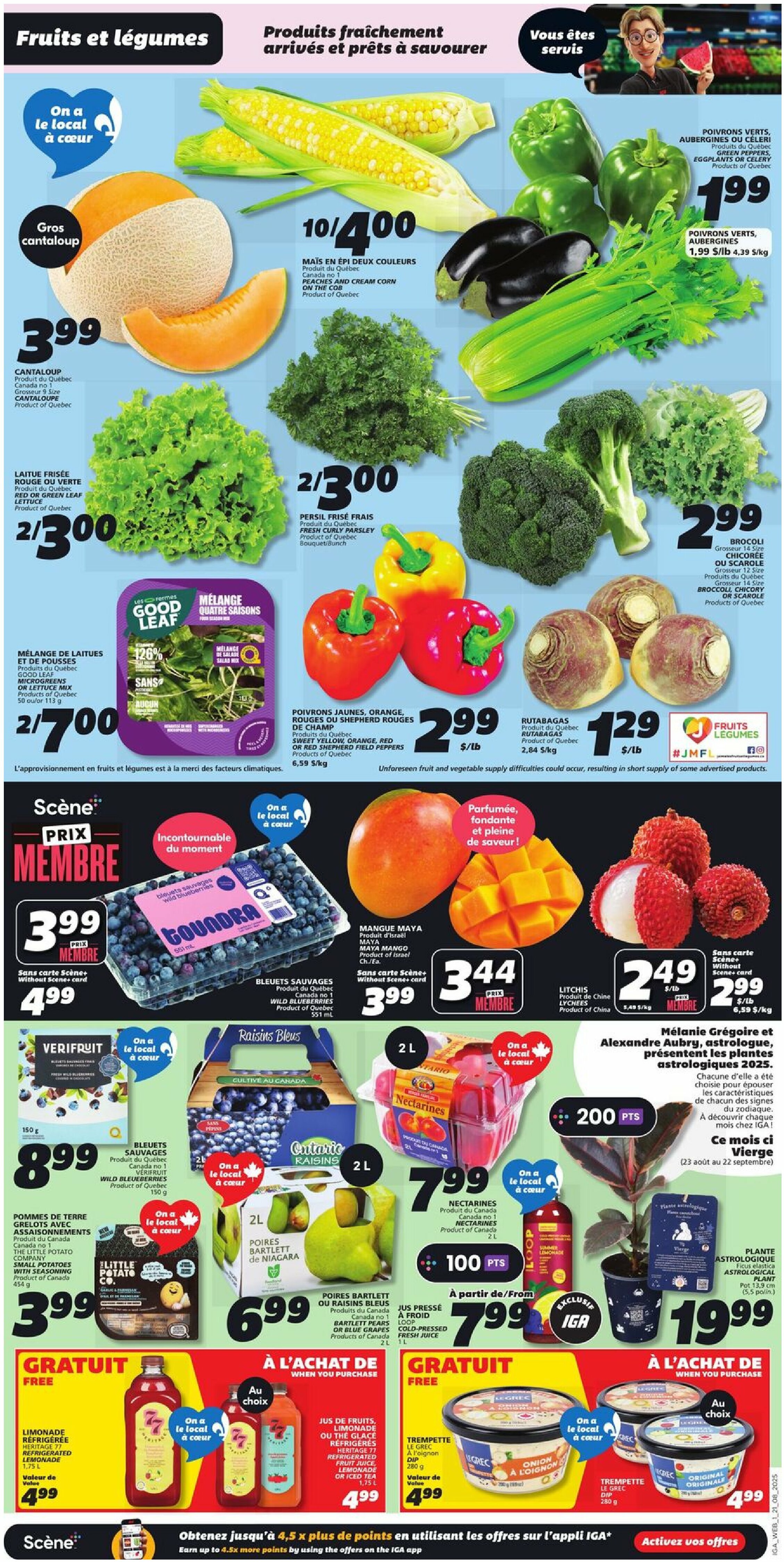 iga - IGA - Québec flyer valid from 08-21 - 08-27 - page: 3