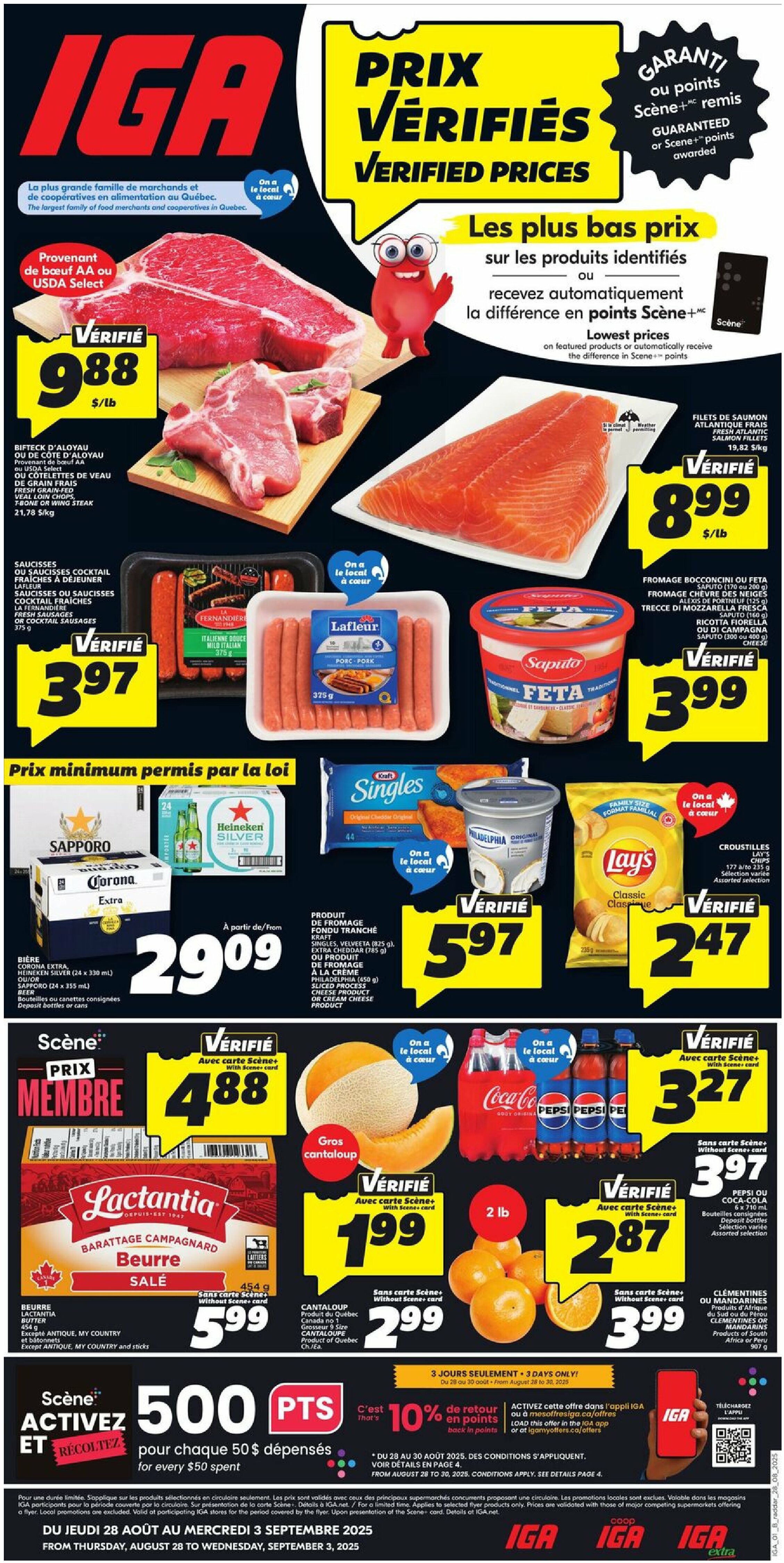 iga - IGA - Québec flyer valid from 08-28 - 09-03