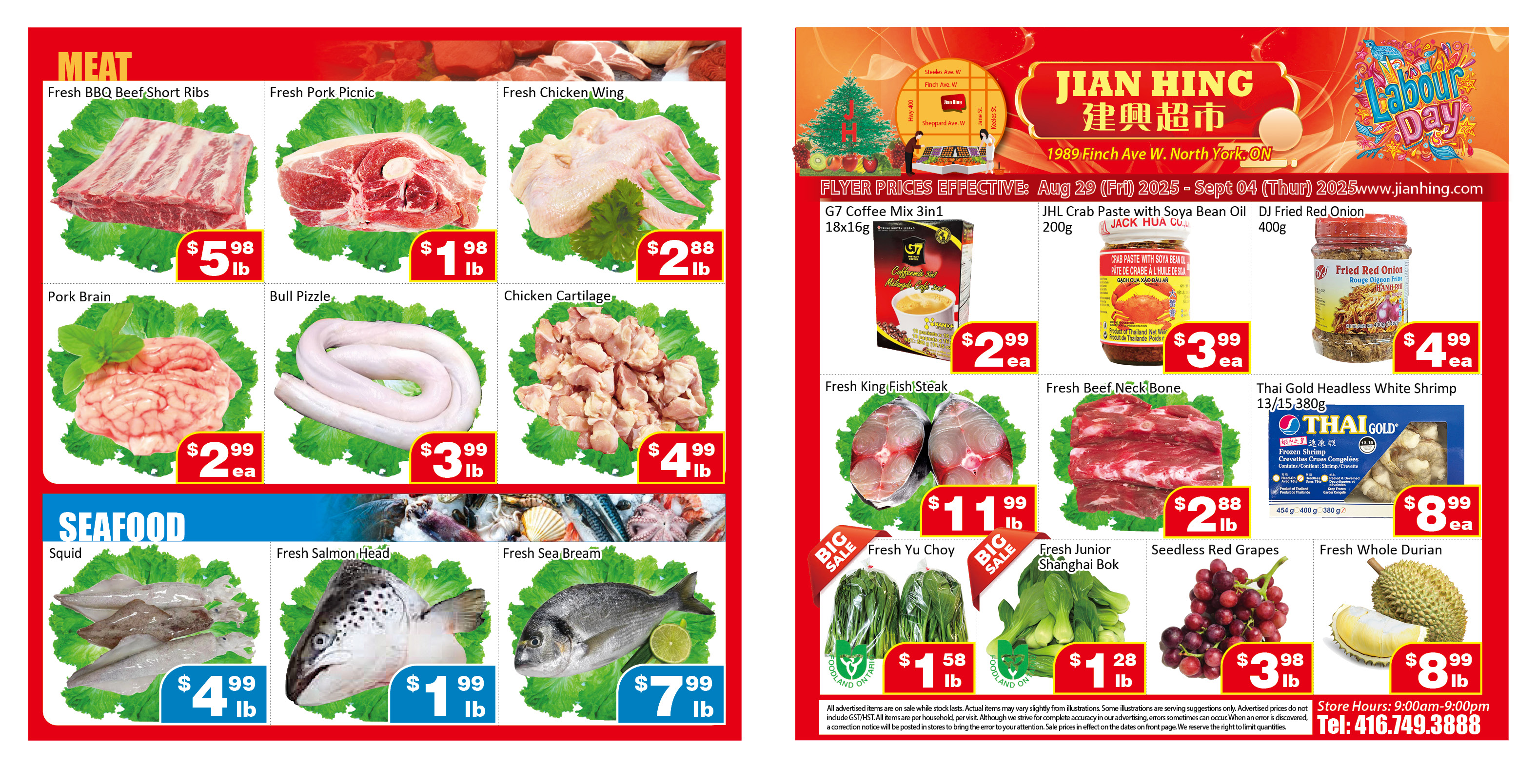 jian-hing - Jian Hing - North York flyer valid from 08-29 - 09-04