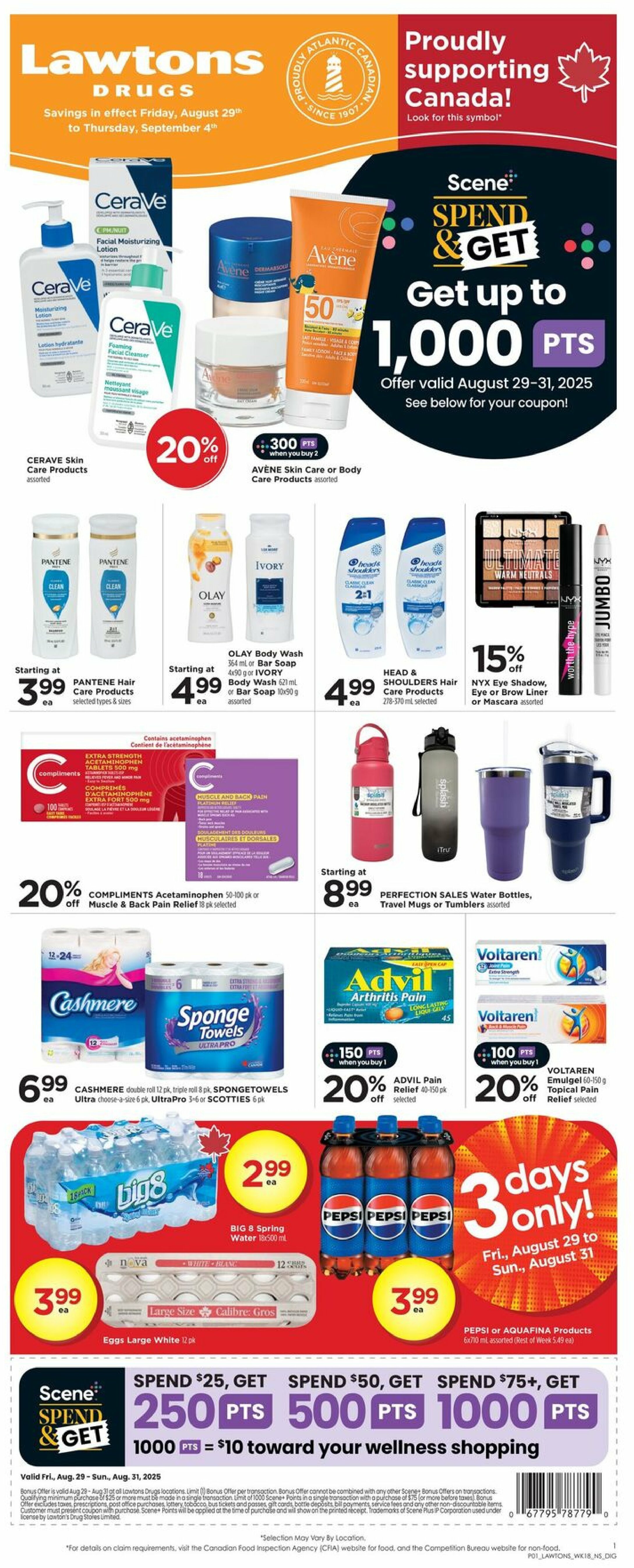 lawtons - Lawtons flyer valid from 08-29 - 09-04 - page: 1