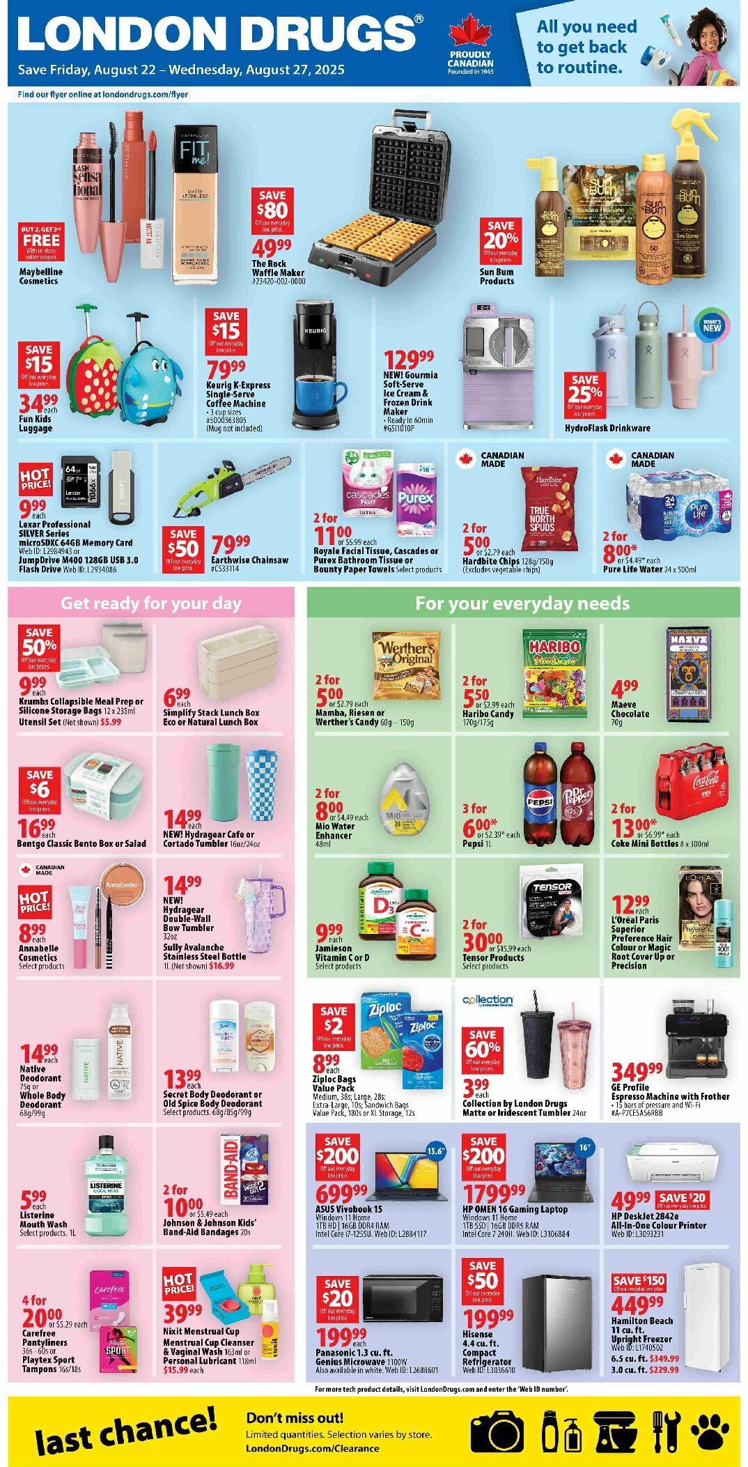london-drugs - London Drugs flyer valid from 08-22 - 08-27
