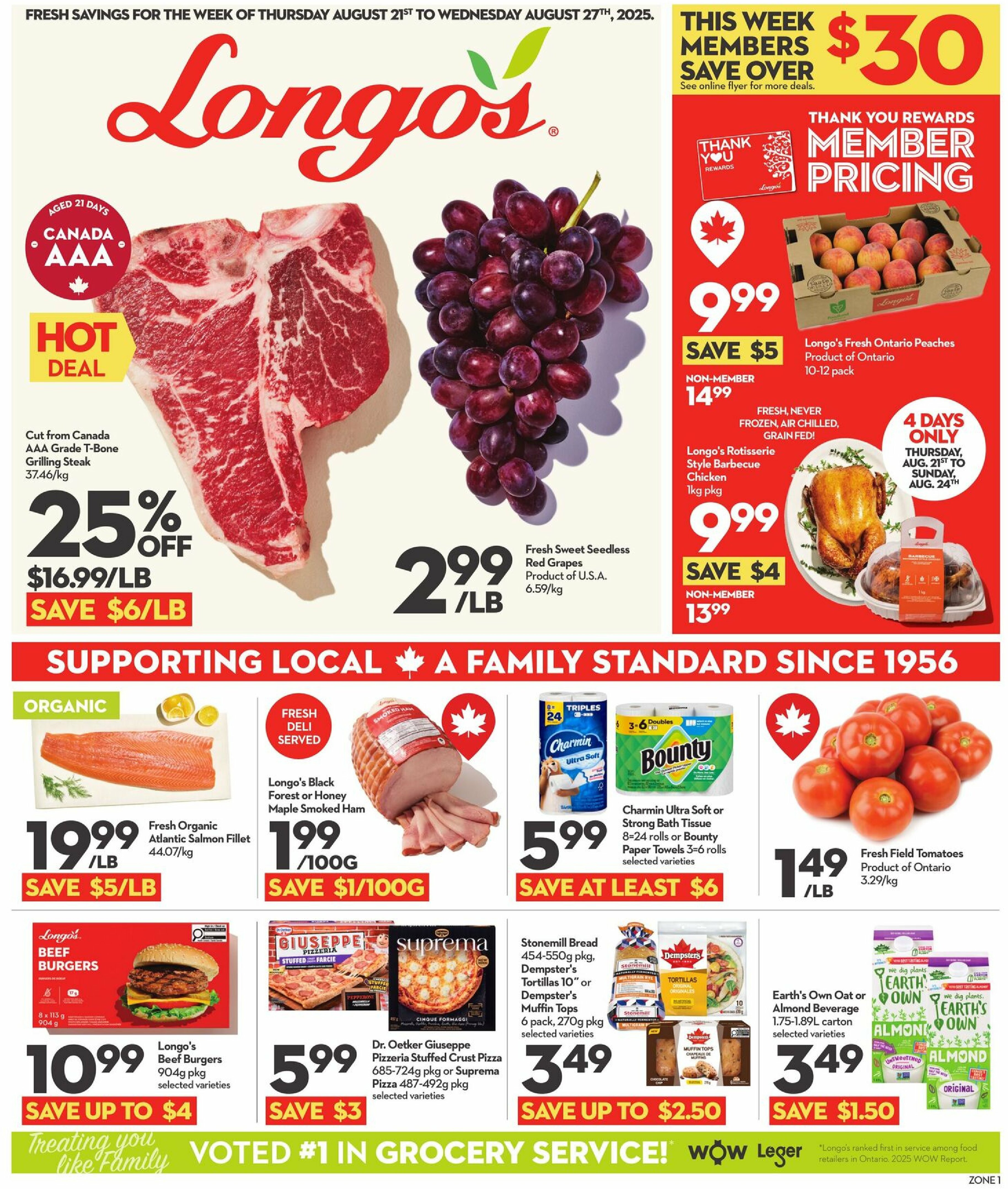 longo-s - Longo's flyer valid from 08-21 - 08-27 - page: 1