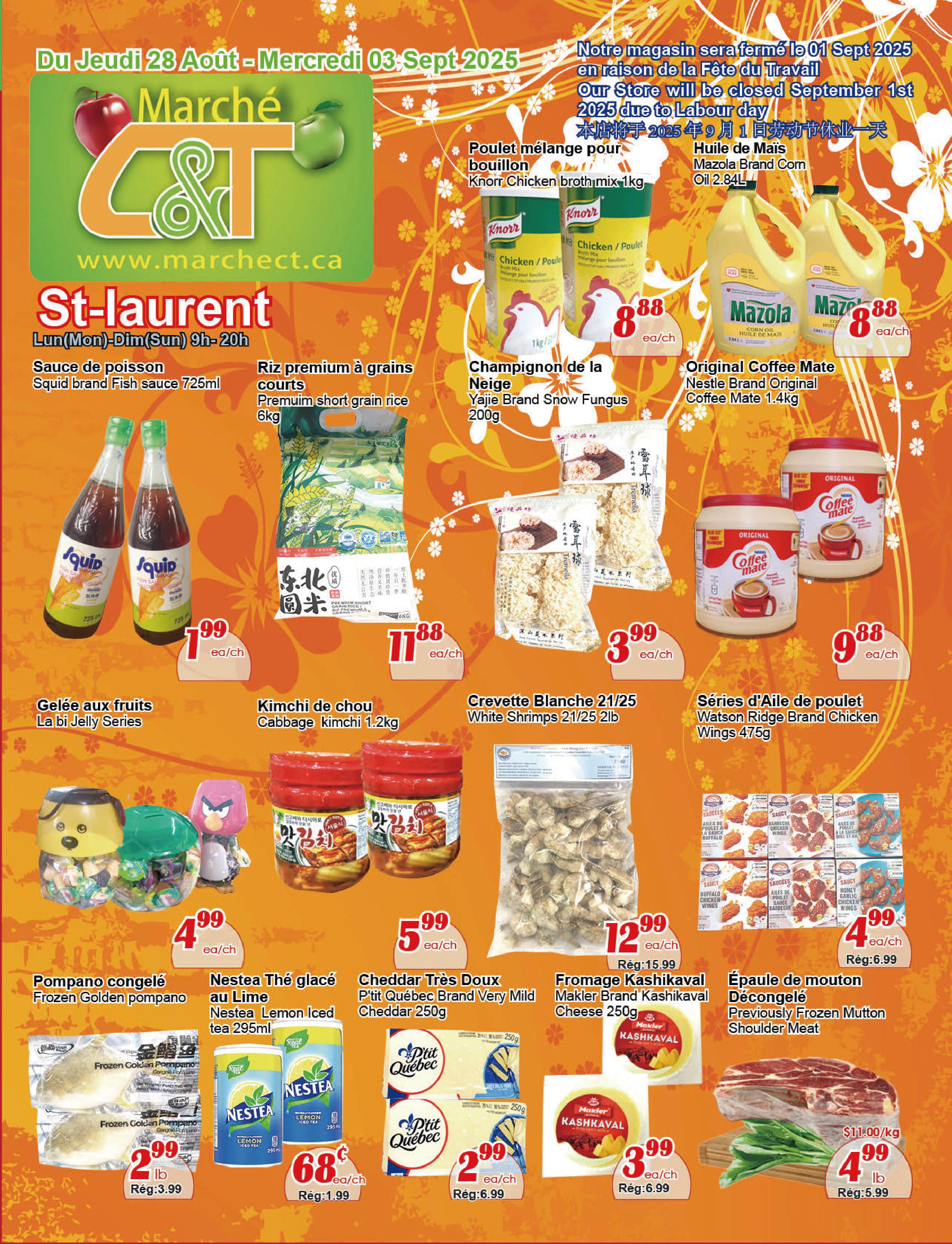 marche-c-t - Marché C&T - St-Laurent flyer valid from 08-28 - 09-03