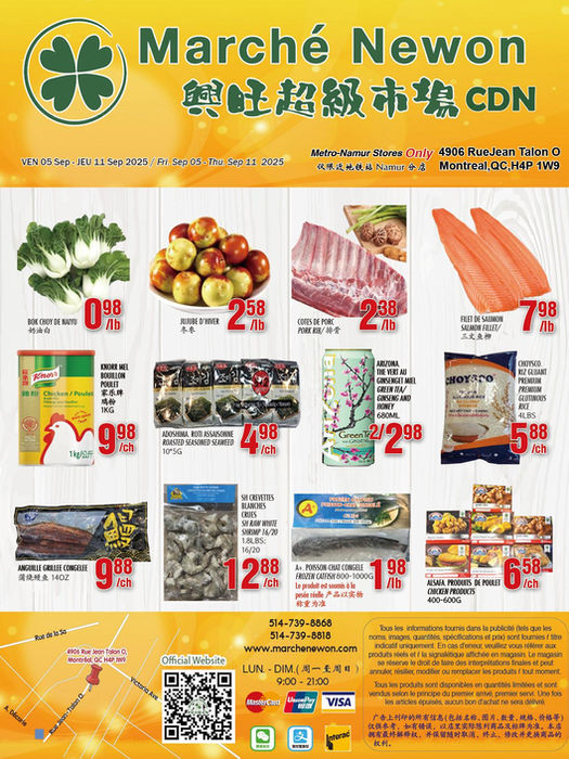 marche-newon - Marché Newon - CDN flyer valid from 09-05 - 09-11
