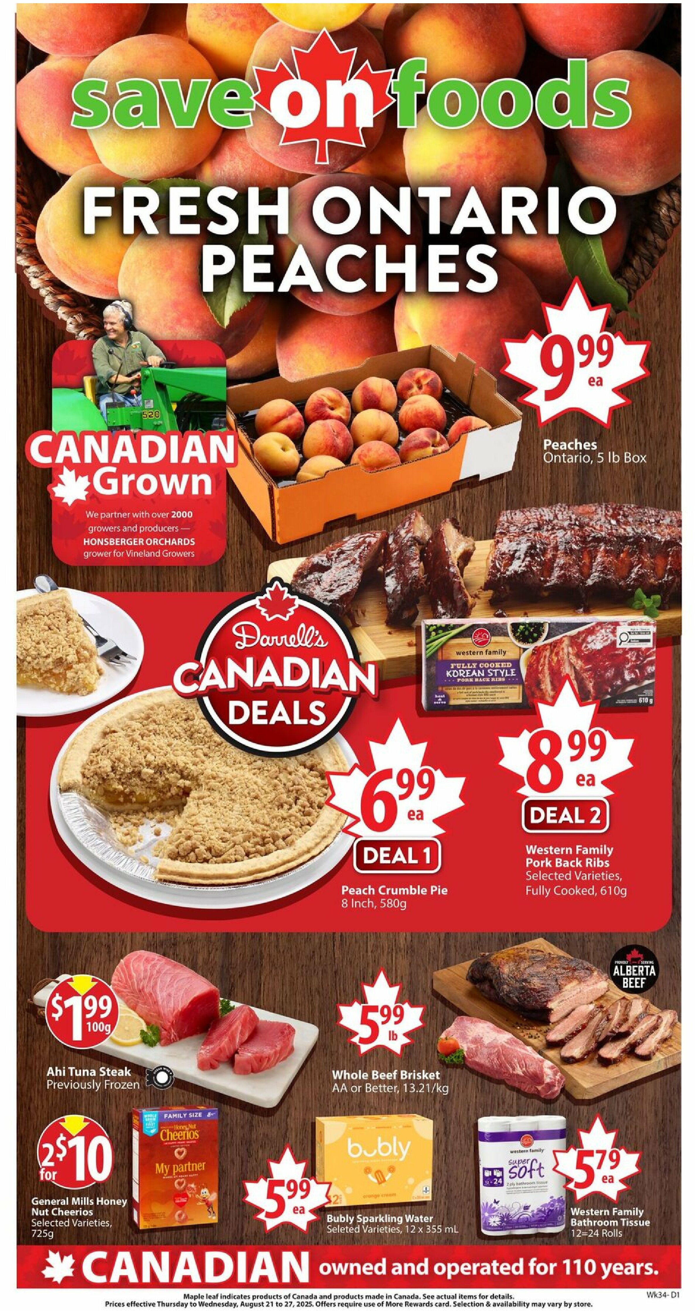 save-on-foods - Save On Foods flyer valid from 08-21 - 08-27 - page: 1